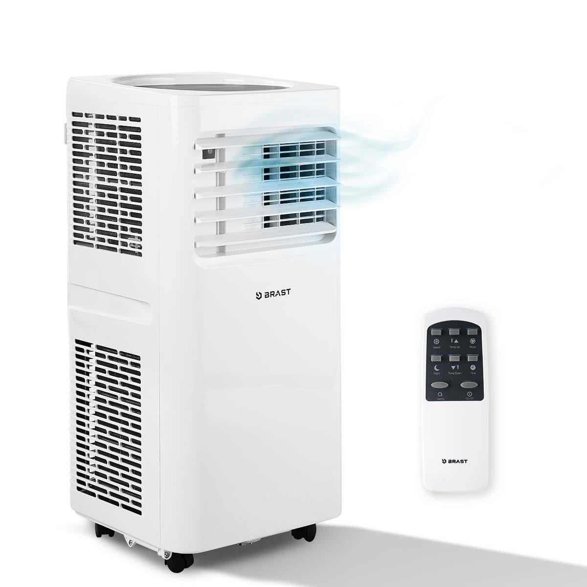 BRAST Klimaanlage qm, bis 3in-1 Abluftschlauch, 45 für Standventilator BRAST Klimagerät Ventilator mit Räume mobiles Luftentfeuchter Luftkühler
