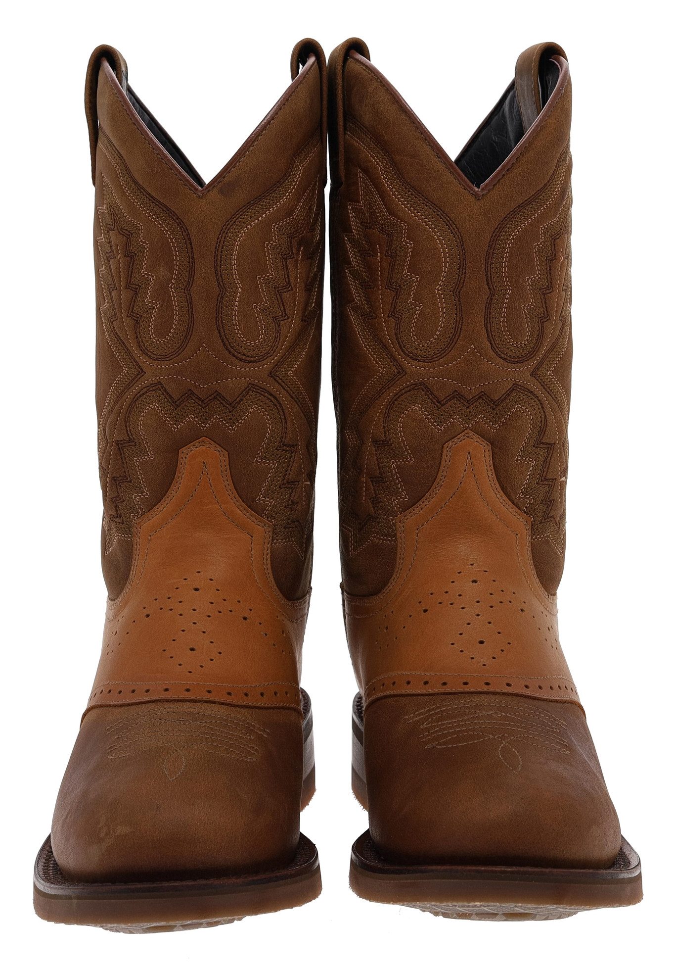 Sendra Boots 14338 PALM Braun Cowboystiefel Rahmengenähte Westernreitstiefel