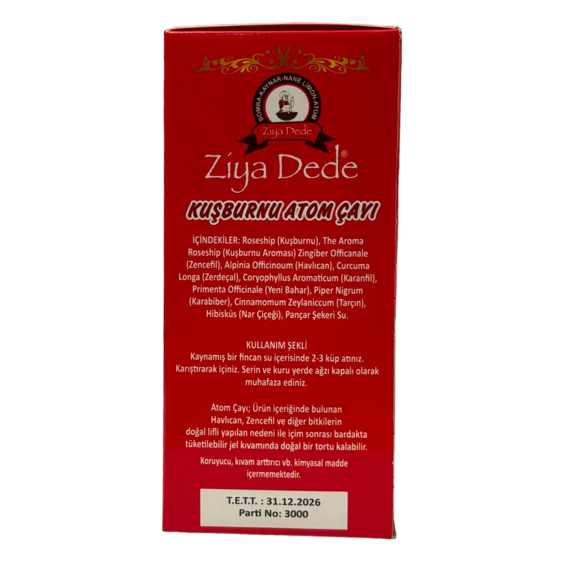 Ziya Dede Tee Hagebutten ATOM Tee 150g