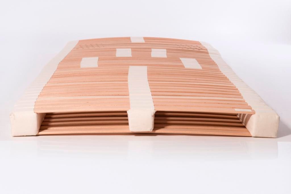 Rollrost Premium Schlafsystem – metallfrei – individuell verstellbar, geborgenschlafen, Massivholz aus Buche, 100 % metallfreie Konstruktion