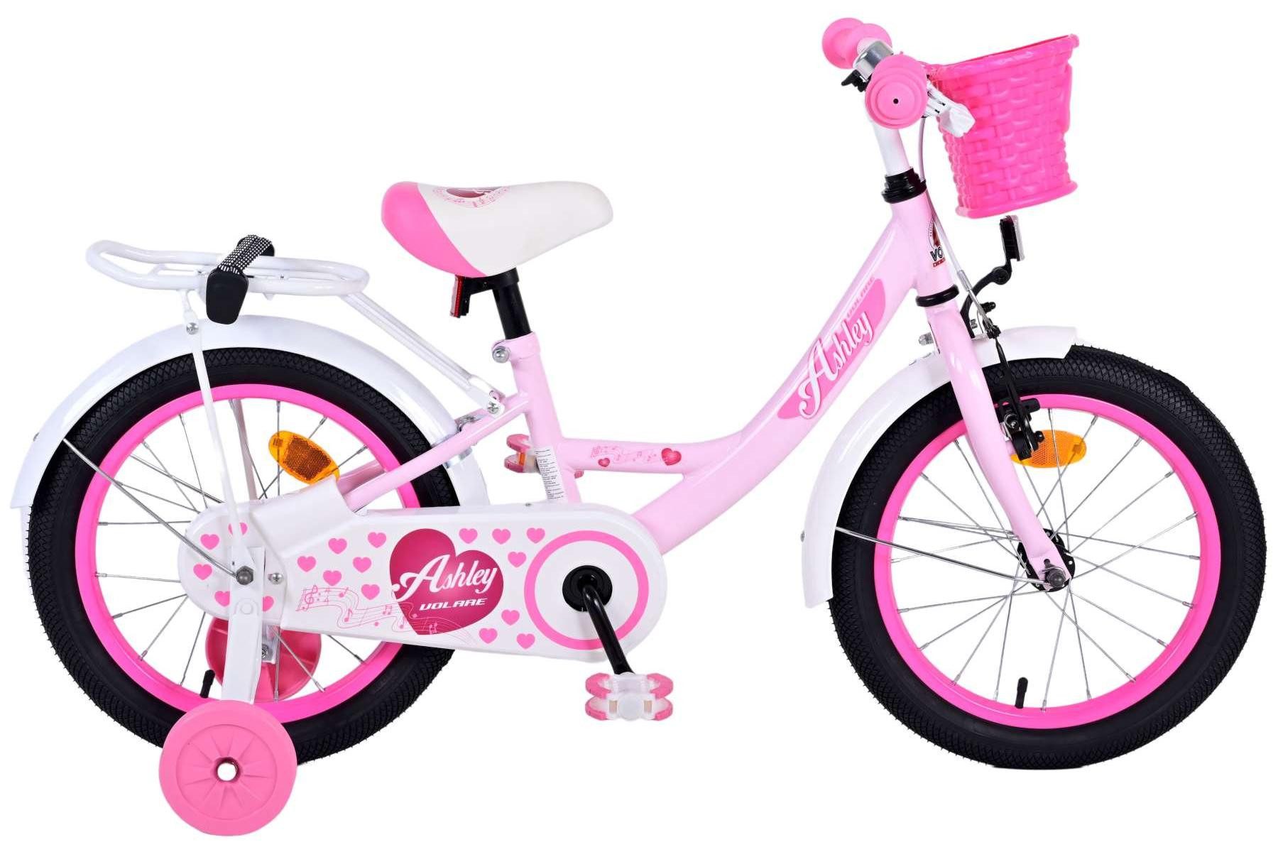 Kinderfahrrad Volare Ashley - Mädchen - 16 Zoll - Rosa
