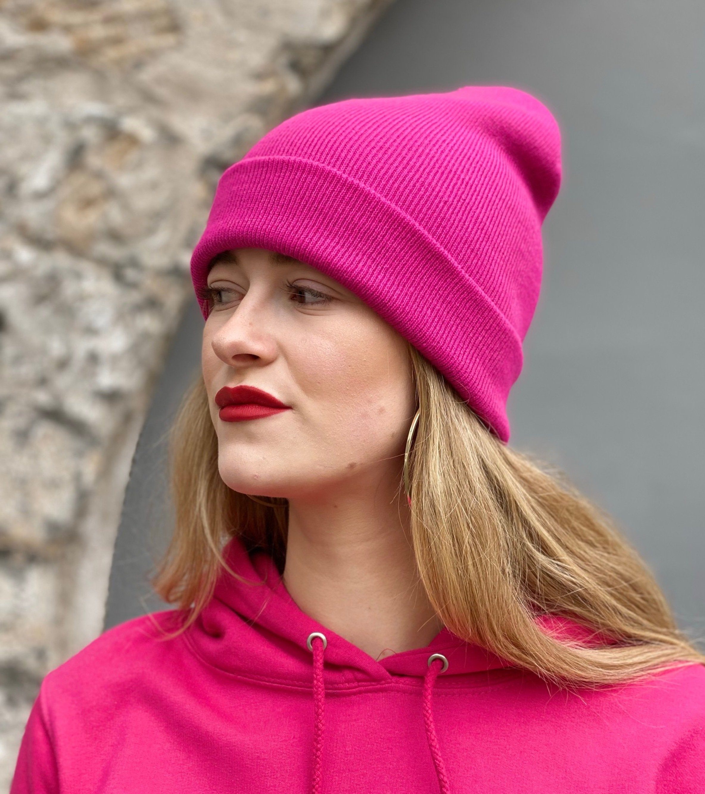 KR-Industries Beanie KR Beanie Umschlag mit Design günstig online kaufen