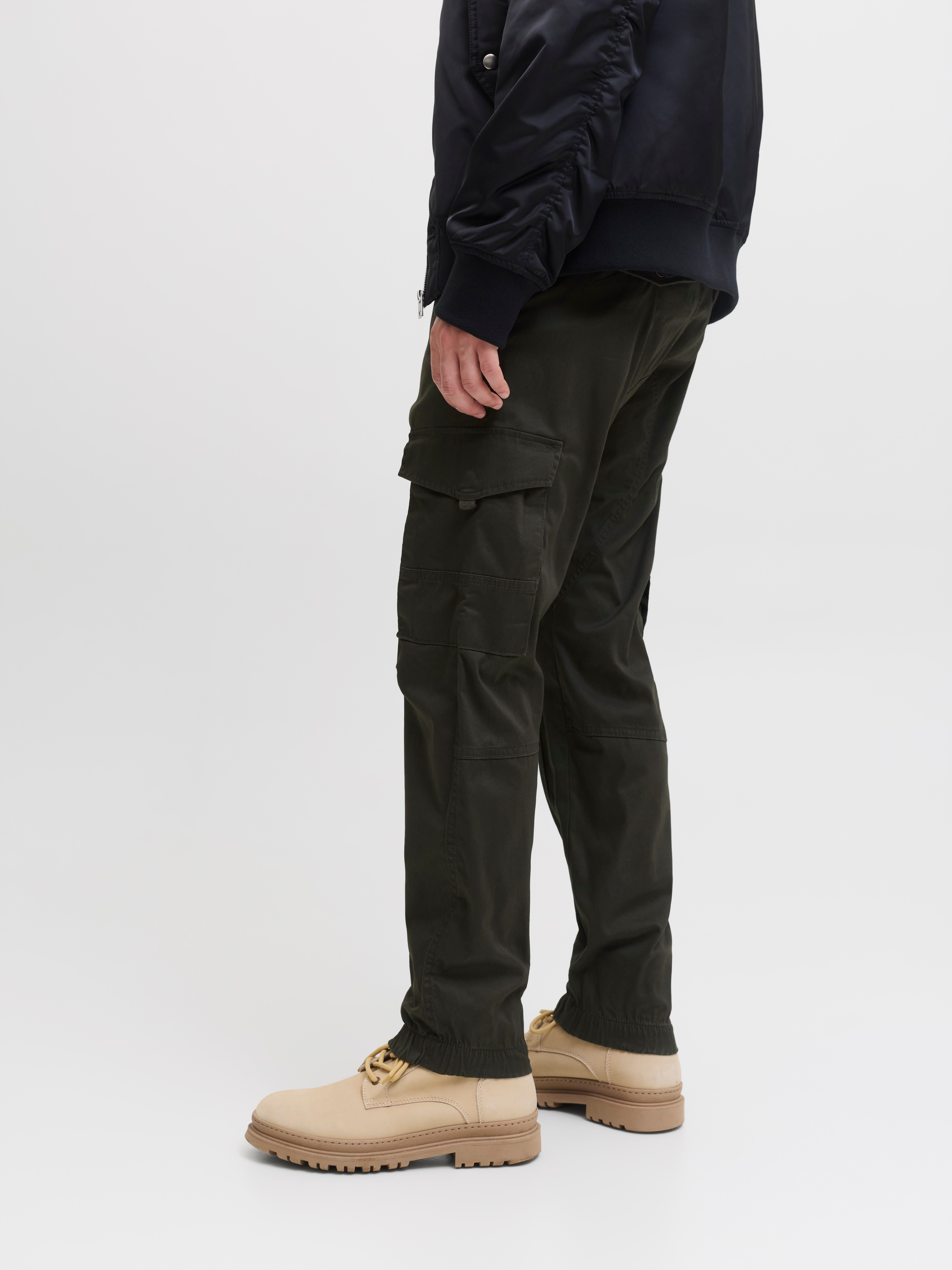 Jack & Jones Cargohose JPSTPAUL JJFLAKE CARGO NOOS Baumwollmischung, regular fit