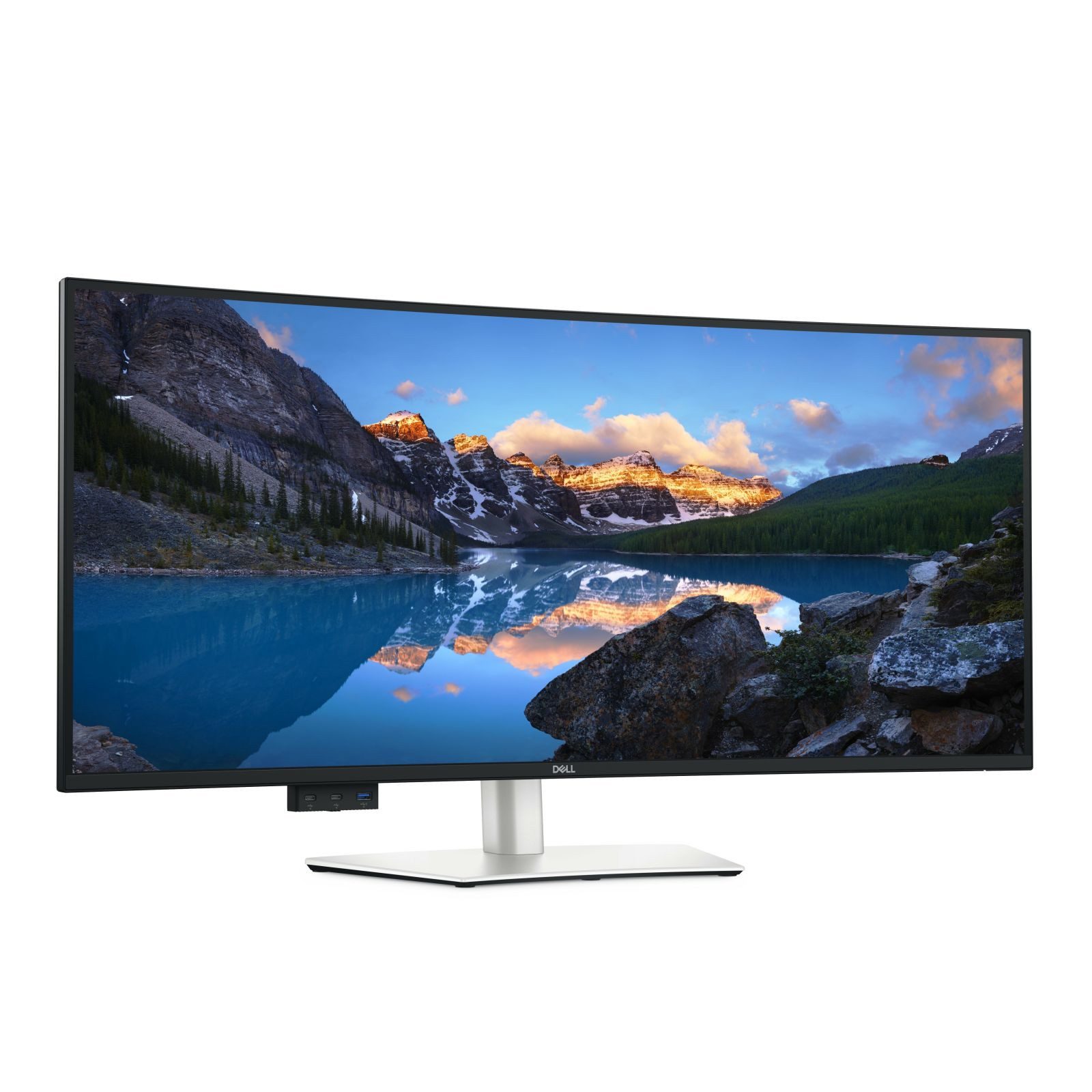 Dell UltraSharp 40 Curved Thunderbolt Hub U4025QW 100,8cm 39,7Zoll IPS 5120 TFT-Monitor (5120 x 2160 px, 5K Ultra HD, 8 ms Reaktionszeit, 120 Hz, IPS, Curved, Lautsprecher, HDCP, Höhenverstellbar)