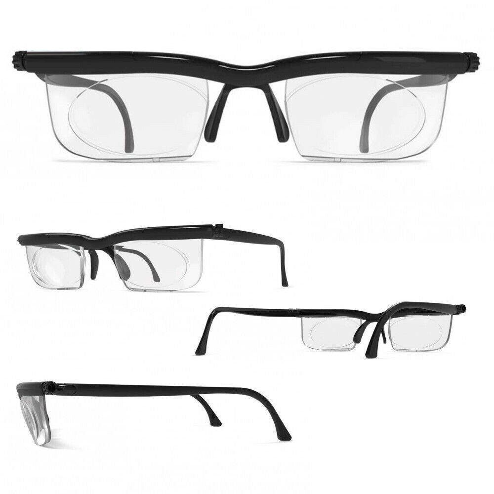 MAVURA Brille FOKUS™ individuell einstellbare Brille -6 bis +3 Dioptrien  Verstellbare Lesebrille Ad Lens Glass einstellbar
