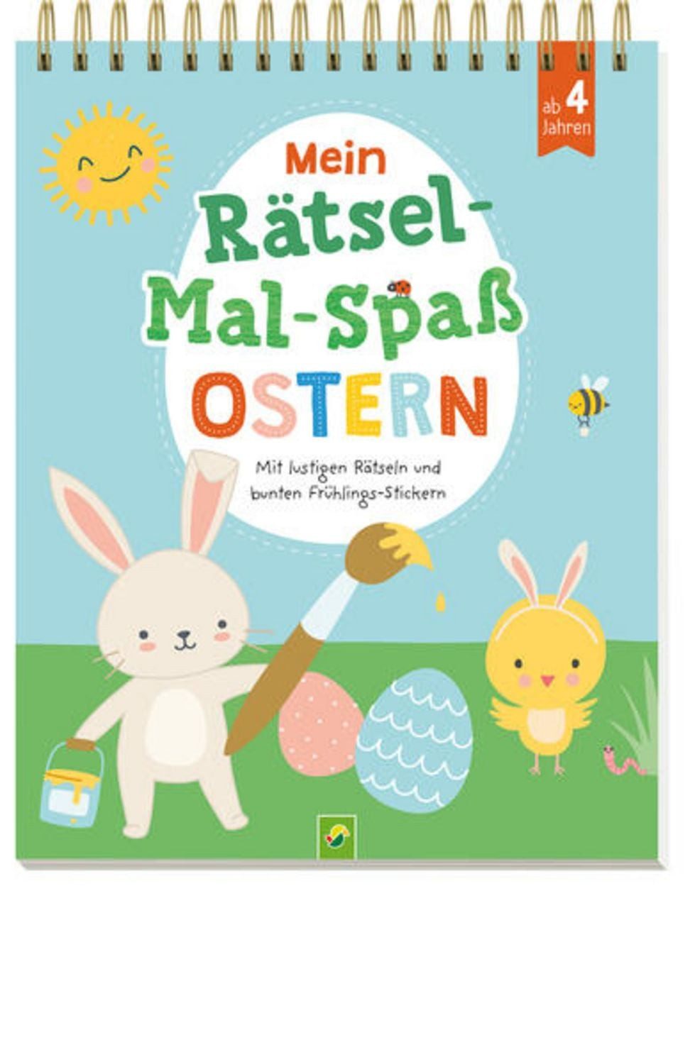 Mein Rätsel-Mal-Spaß Ostern, Für Kinder ab 4 Jahren / Schwager & Steinlein Verlag