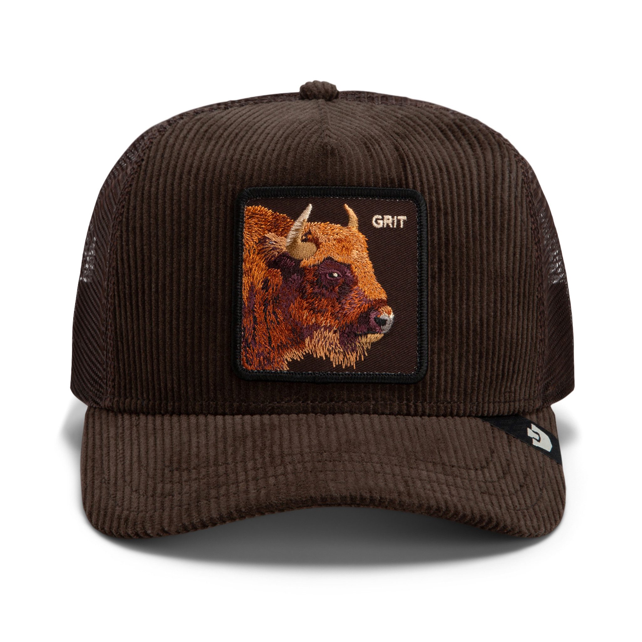 GOORIN Bros. Trucker Cap Goorin Bros. OG Trucker Cap Core Mesh Corduroy Grit Ground (Basecap, Basecap, Meshcap, Trucker Kappe)