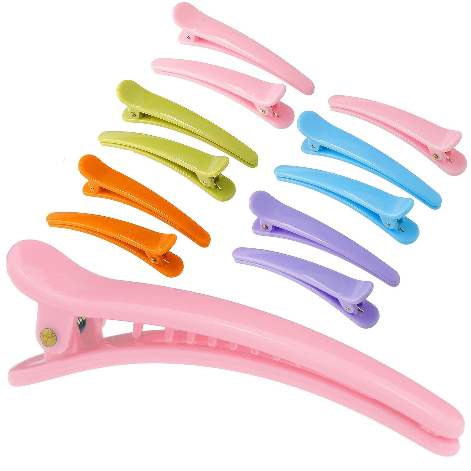 Dilara Haarspange 6 Stück Haarspangen für Haare - Haarspange Styling Clips bunt, 6-tlg., 6x Haarspangen bunt im Set, Farbenfroher Halt für jeden Look – praktisch, stylisch, sicher