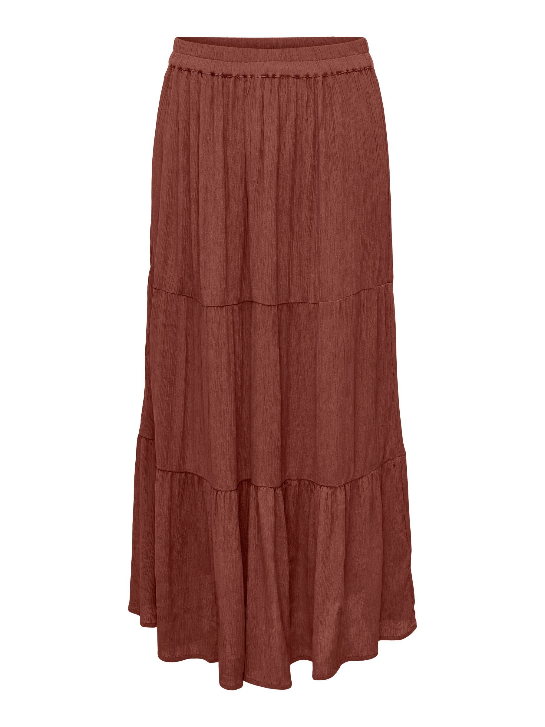 ONLY Sommerrock Stilvoller Maxi-Chic für vielseitige Looks Tiered Maxi Skir günstig online kaufen