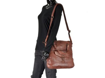 Greenburry Handtasche Vintage Washed, Shopper, Damen Umhängetasche, Schultertasche, knautschig weiches Leder