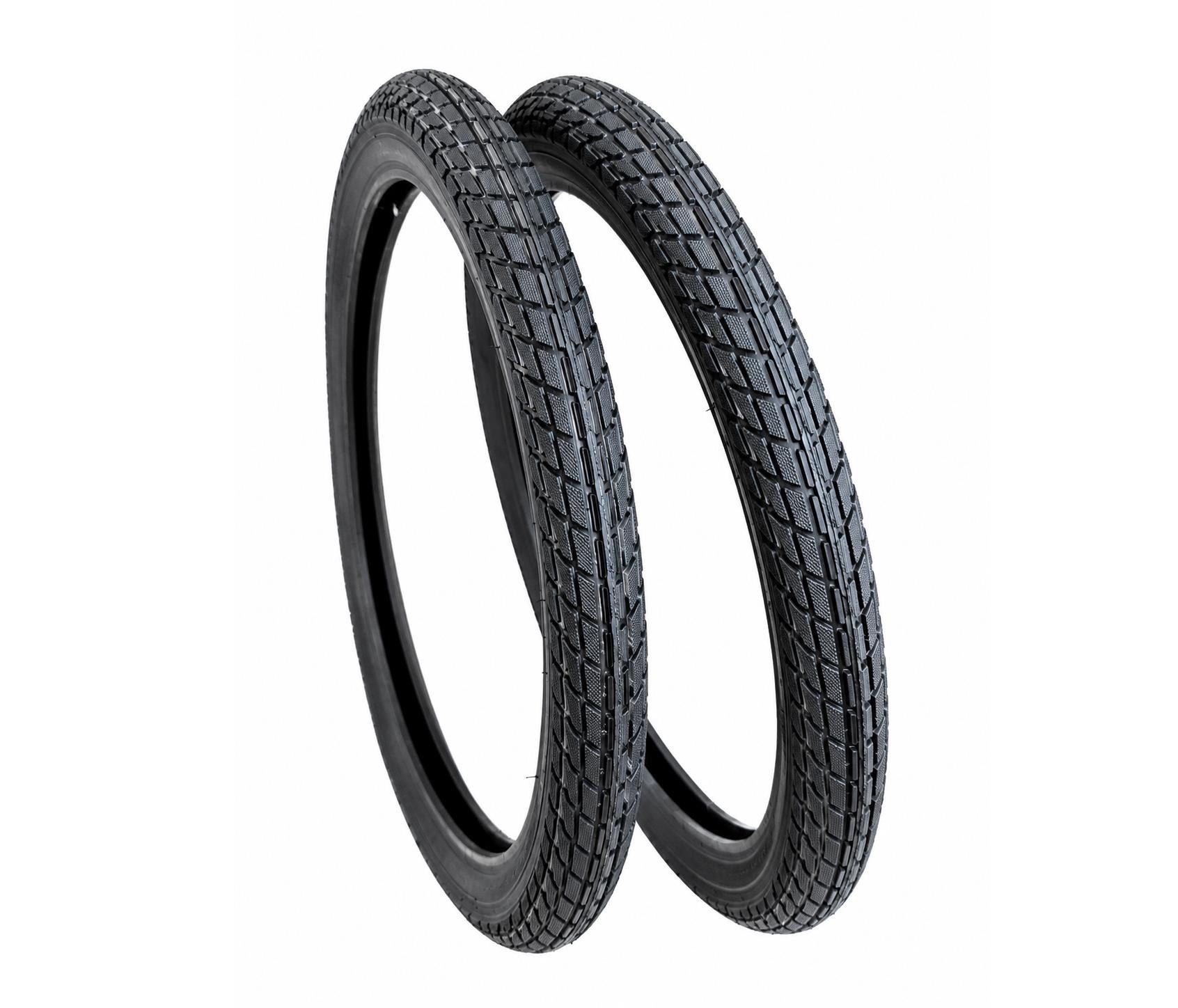 BAYLI Fahrradreifen 2er Set Fahrradreifen 20 Zoll 20x1,75, MTB Fahrradmantel Trekking