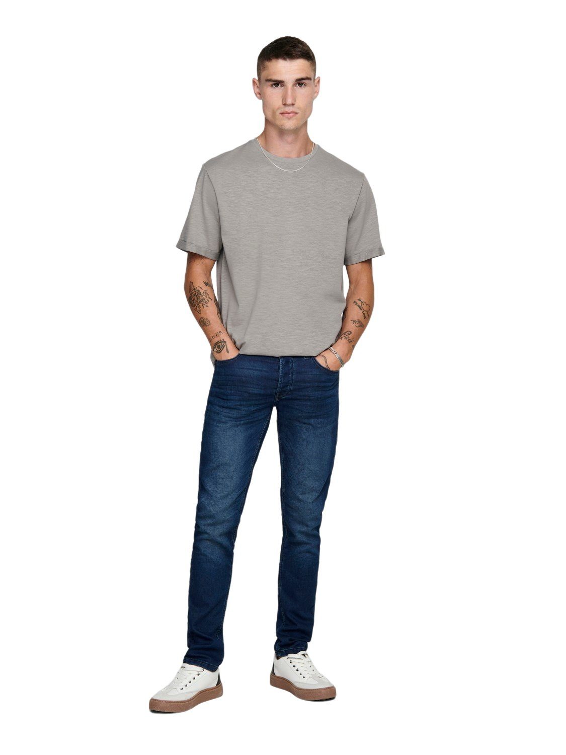 0431 Slim-fit-Jeans & Stretch mit BLUE SONS JOG ONLY PK ONSLOOM DK