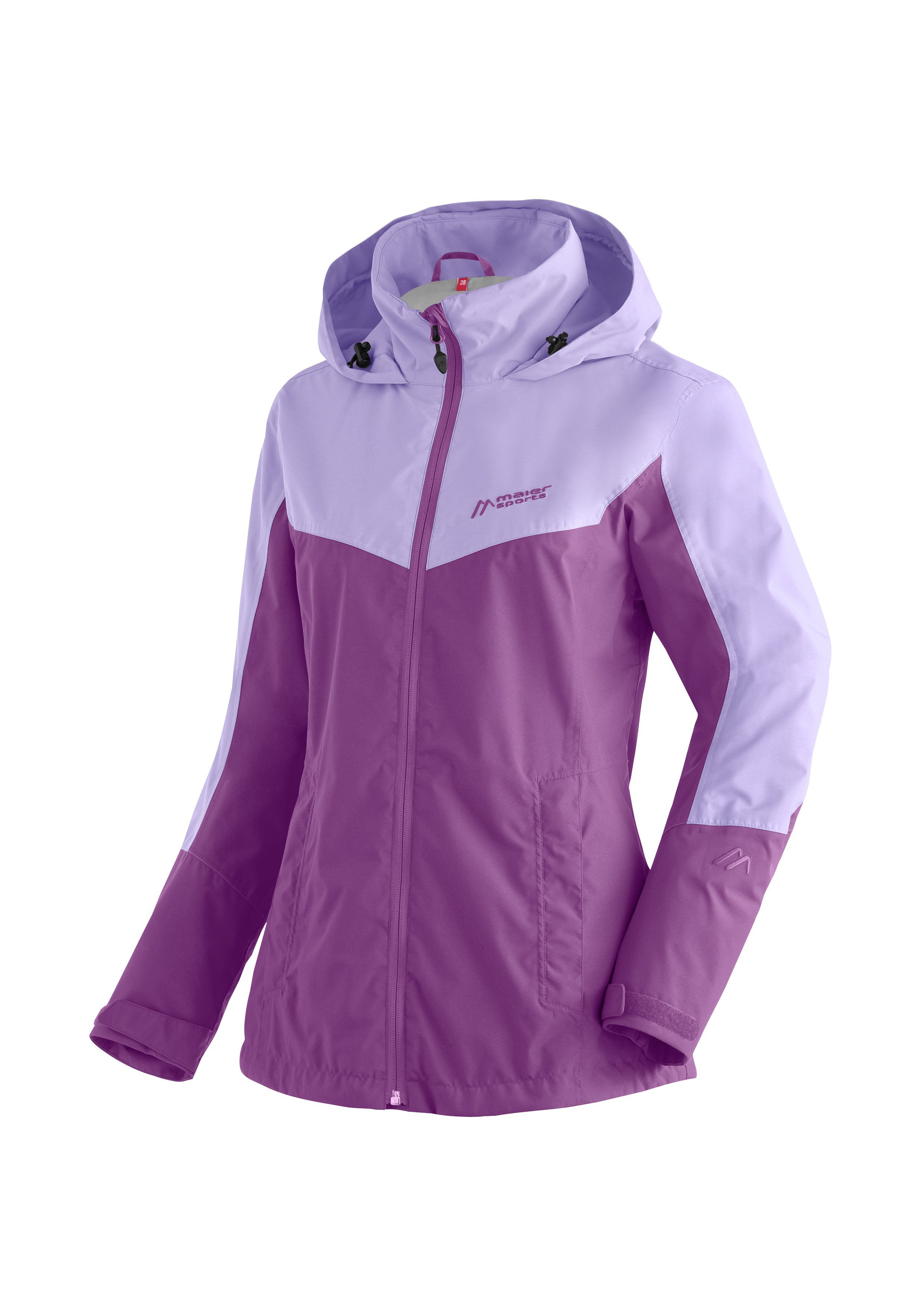 Outdoorjacke Partu purpurviolett Sports Funktionsjacke Maier atmungsaktivem W Wasserdichte aus Material