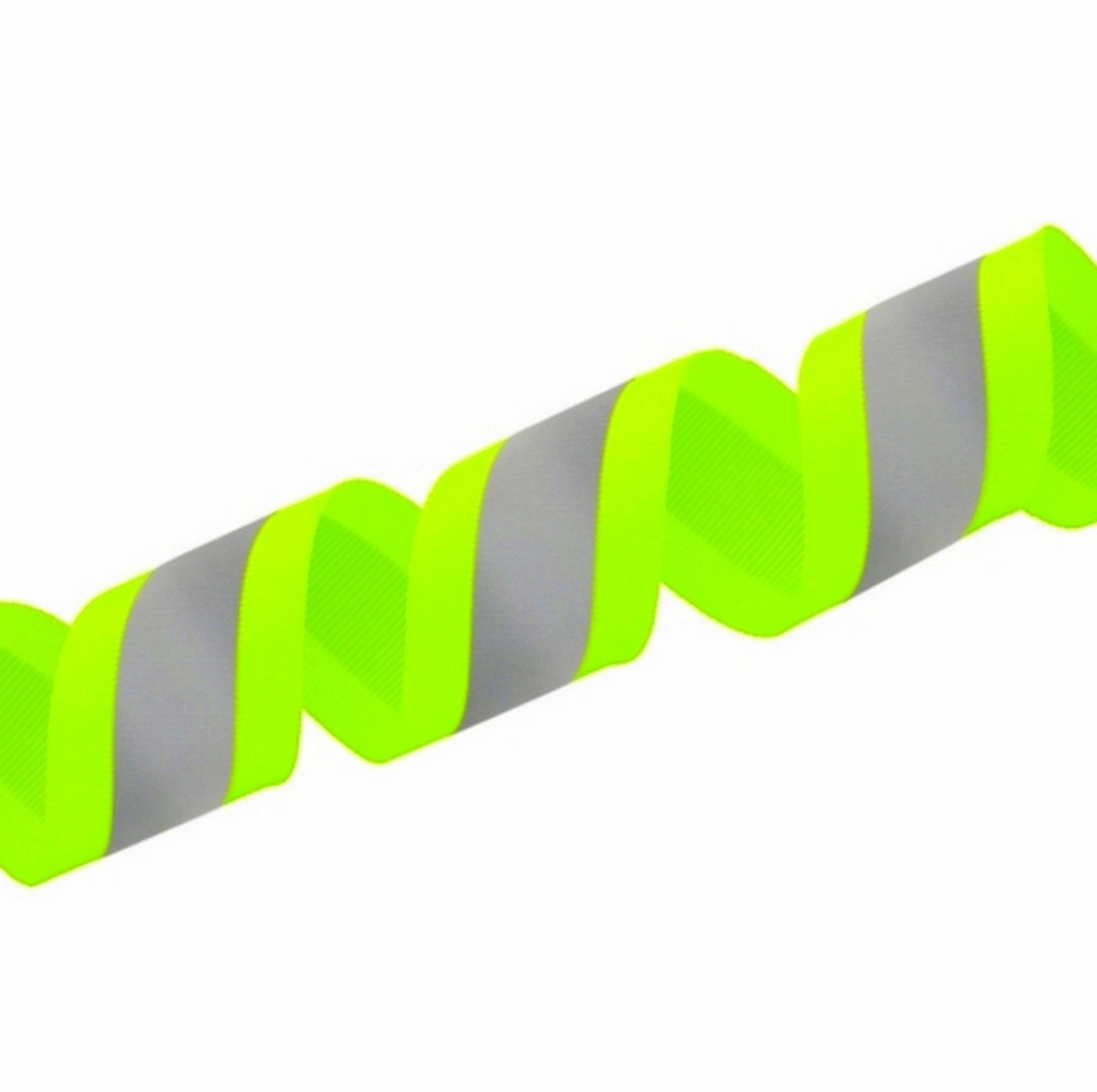 PaulZdrada Reflektorband Reflektorband zum Annähen Reflexband Leuchtband Polyester 2 meter, Reflektiert, Sichtbarkeit, Einfach beim Nähen, Dünn und leicht
