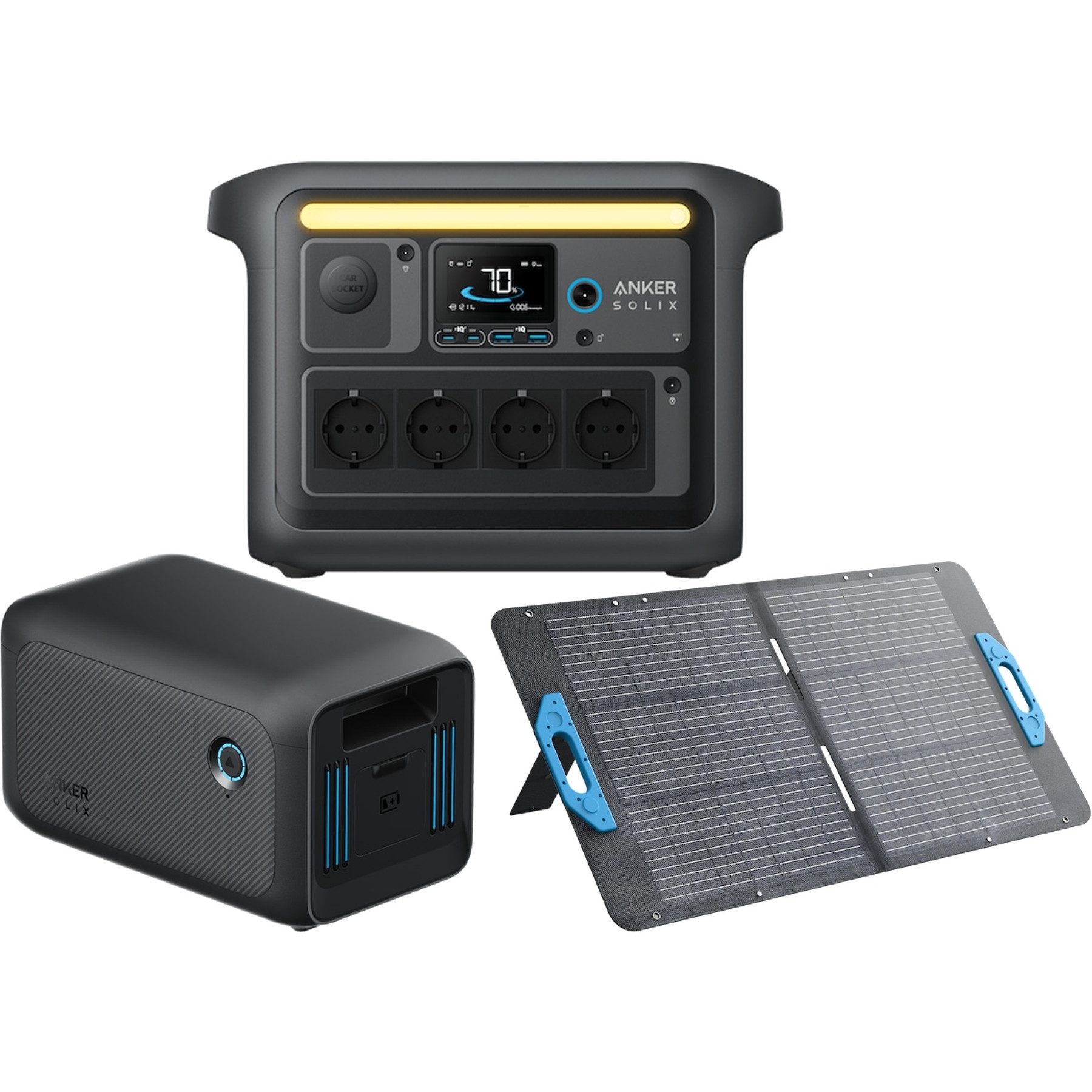 ANKER SOLIX Powerstation-Set, C1000X + Powerstation