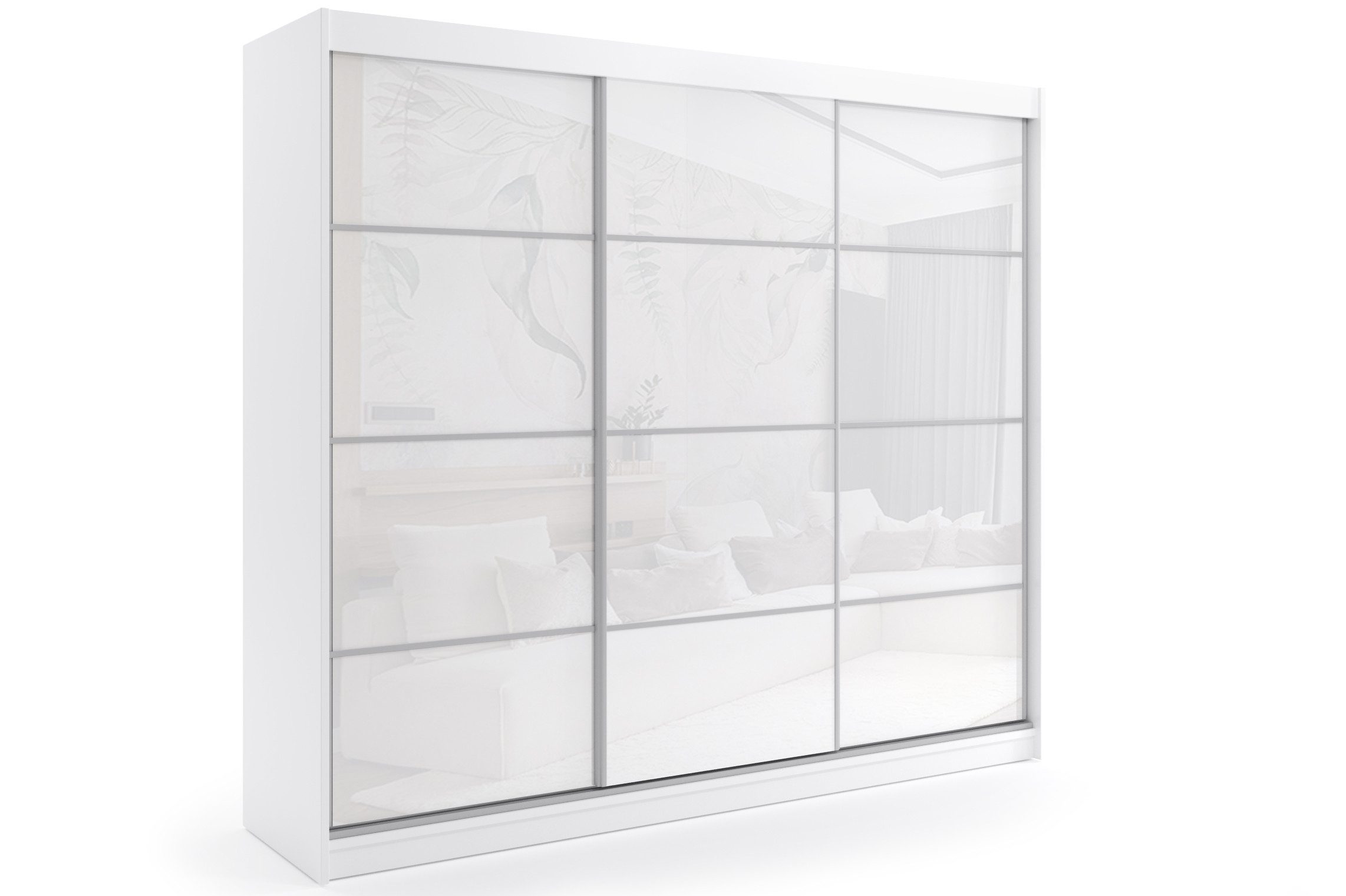 ALTDECOR Schiebetürenschrank VIVI 2 (Kleiderschrank Aluminium-Leisten, günstig online kaufen
