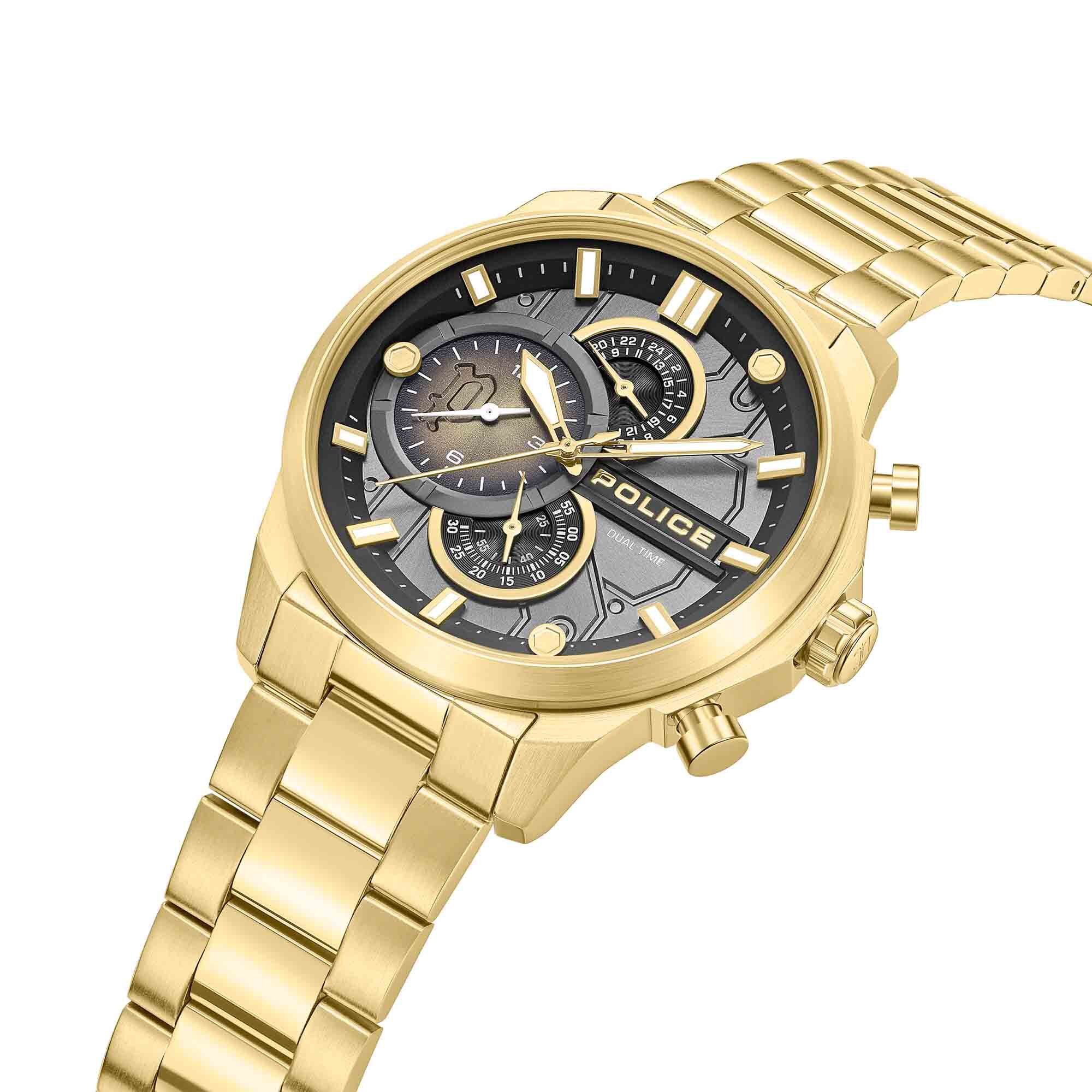 Police Quarzuhr Quarzuhr Herrenuhr 46 mm Quarz Herren