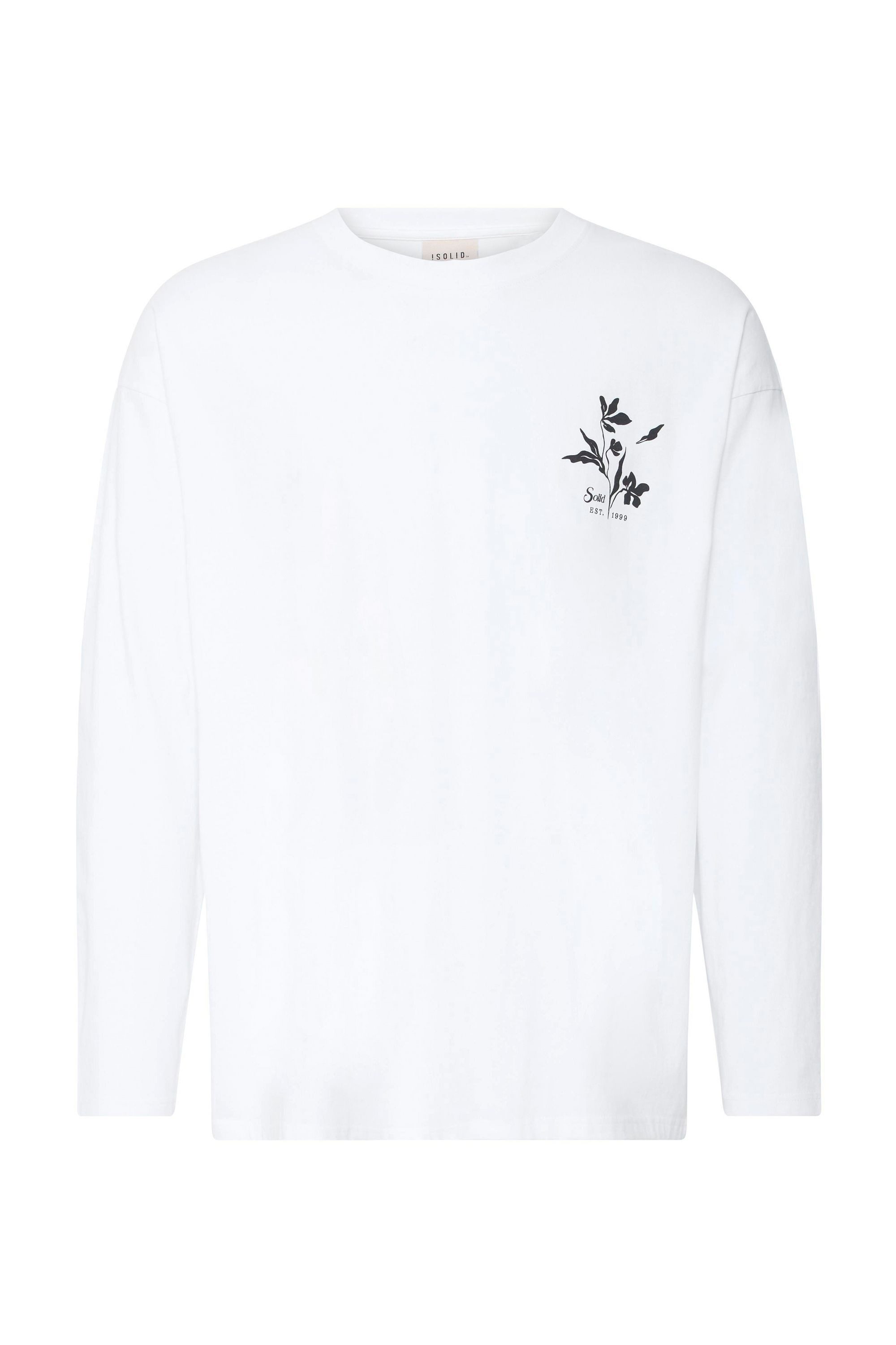 !Solid Langarmshirt SDAmon Oversize Langarmshirt mit markantem Backprint