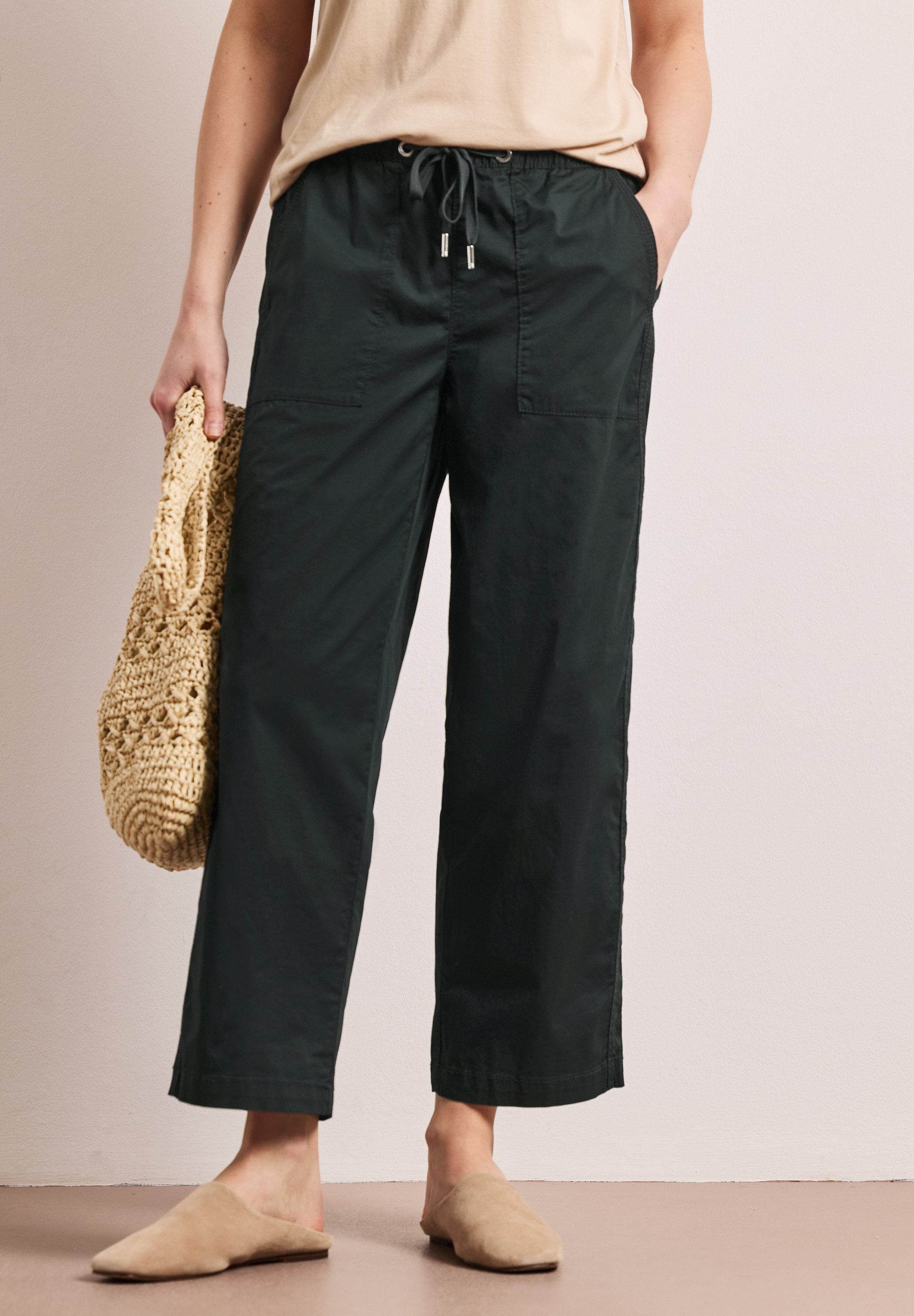 STREET ONE Stoffhose Middle Waist