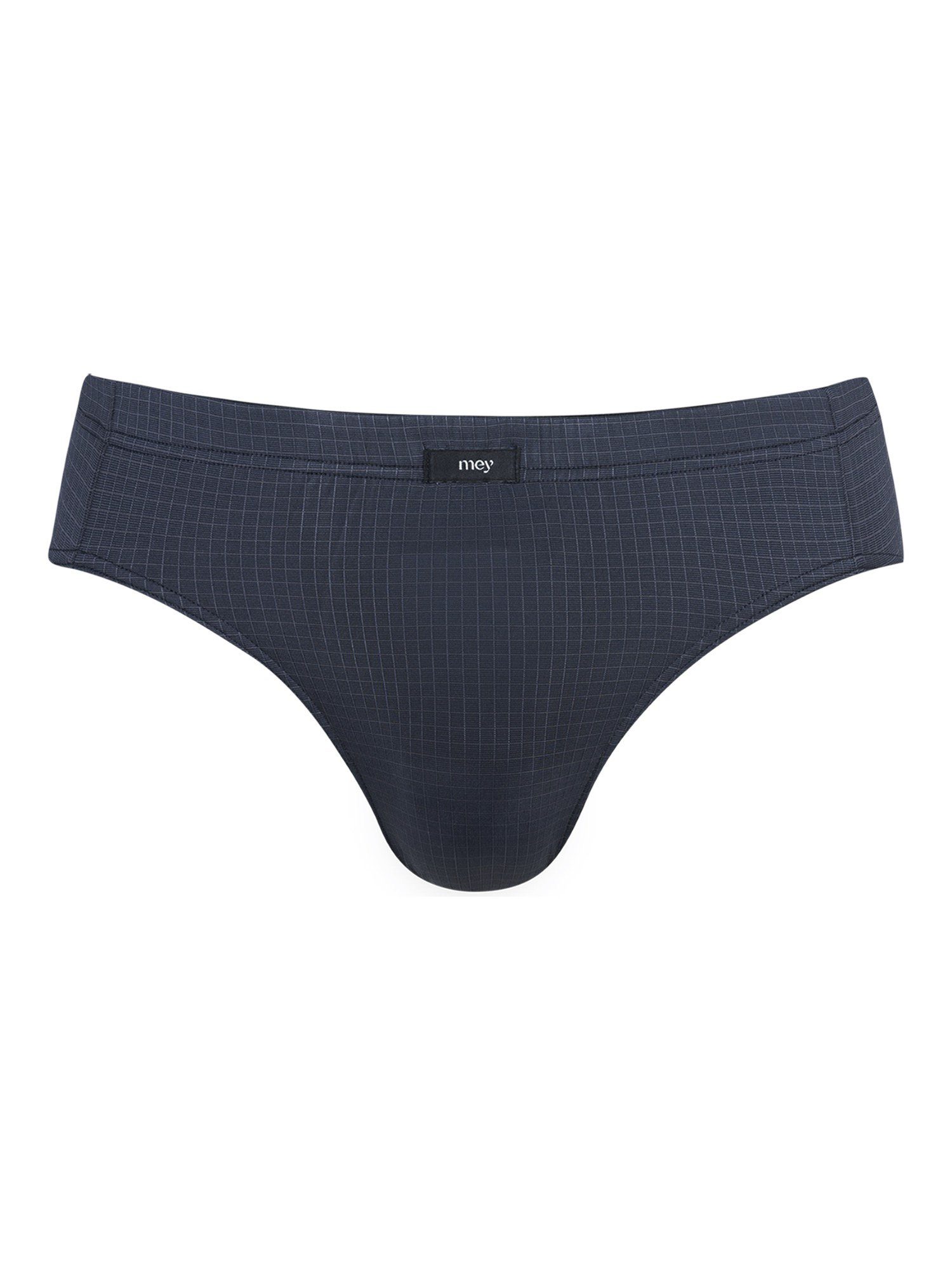 Mey Jazz-Pants Slips Jazz Pants Serie Blue Check mit >logo auf dem Taillenbund
