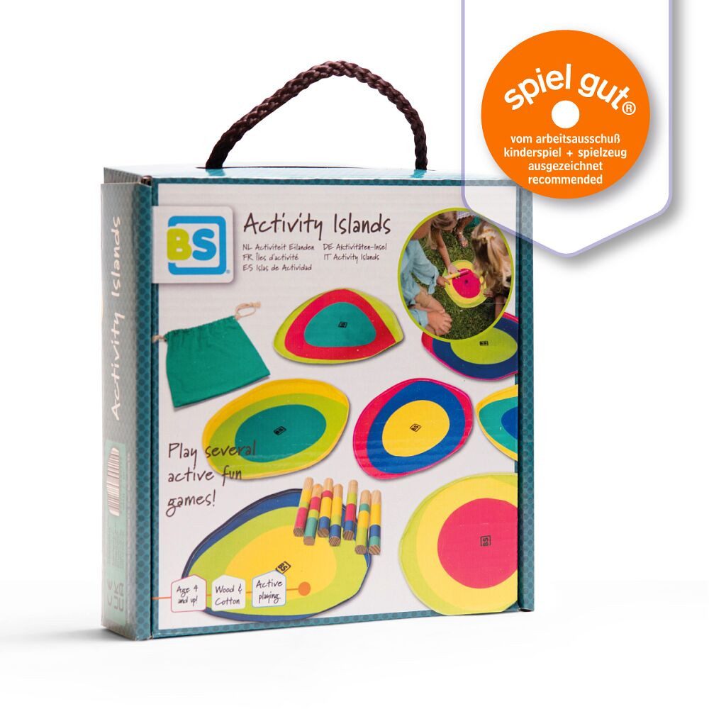 BS Toys Spiel Bewegungsspiel Activity Island, Bewegungs- und Konzentrationsspiel in Einem