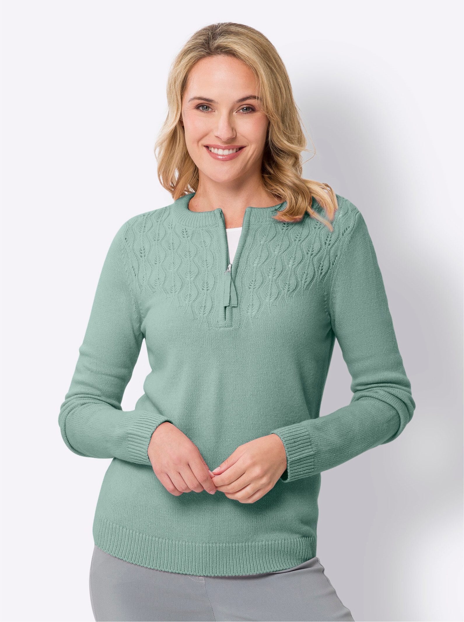 Strickpullover Ajourpullover