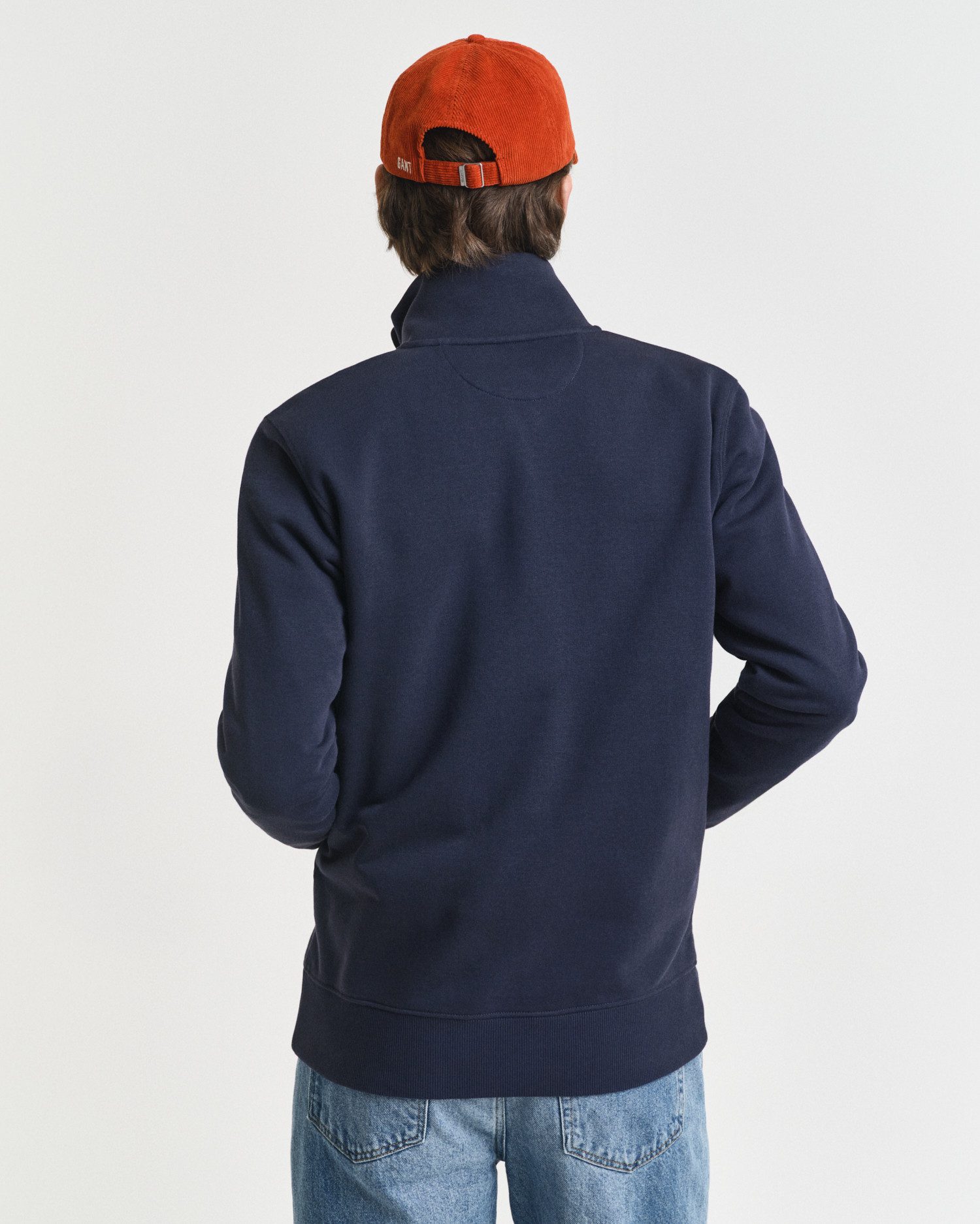 Gant Sweatjacke REG SHIELD FULL ZIP SWEAT mit Logostickerei auf der Brust