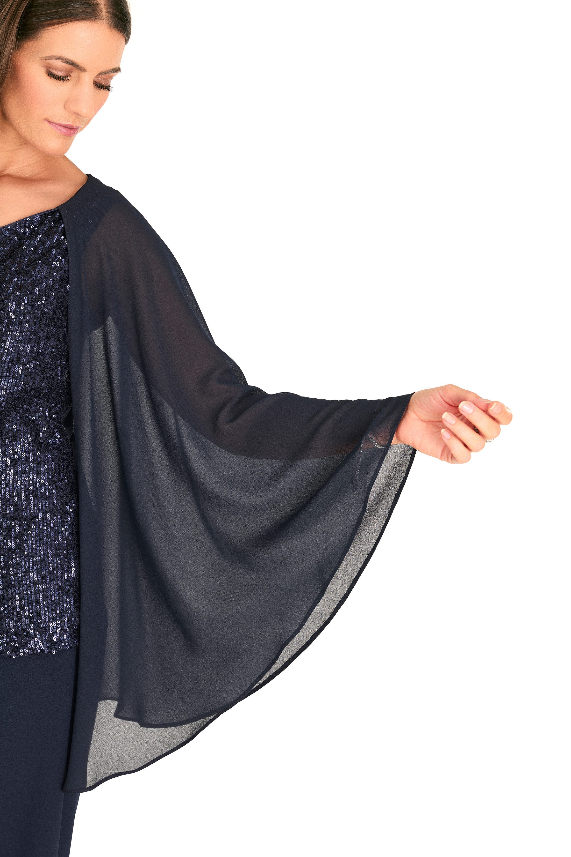 HERMANN LANGE Collection Paillettenshirt, 2-teiliger Look