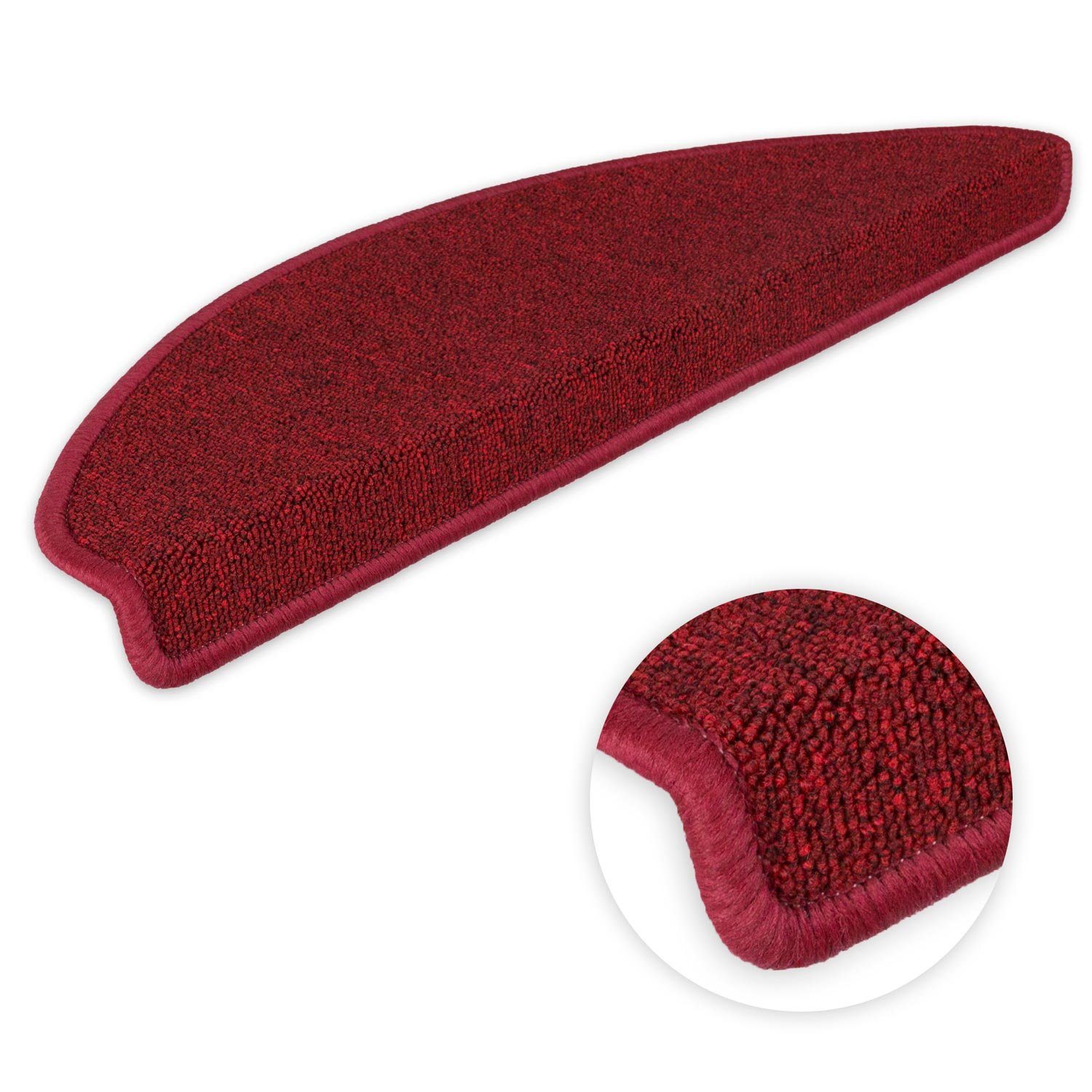 Metzker® Stufenmatte Stufenmatten Ariston im Sonderformat 64/20cm Halbrund, halbrund, Höhe: 5 mm, 15 Stück im Set