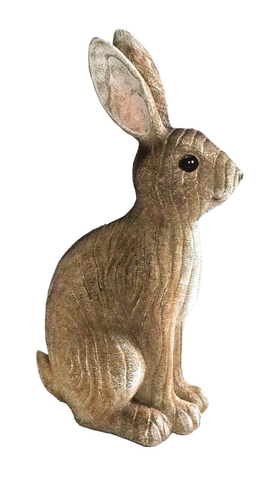 Kaufhaus le petit Osterhase Deko Hase Hasen Oster Tier Garten Figur Skulptur Ei Osterei Objekt, Dekofigur Dekoskulptur Dekoobjekt aus Polyresin (Kunststein)