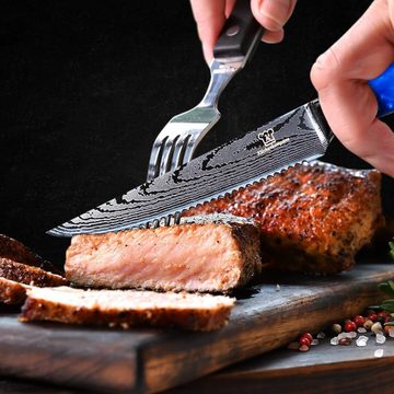 Küchenkompane Steakkochmesser Steak-Messerset Shiburu