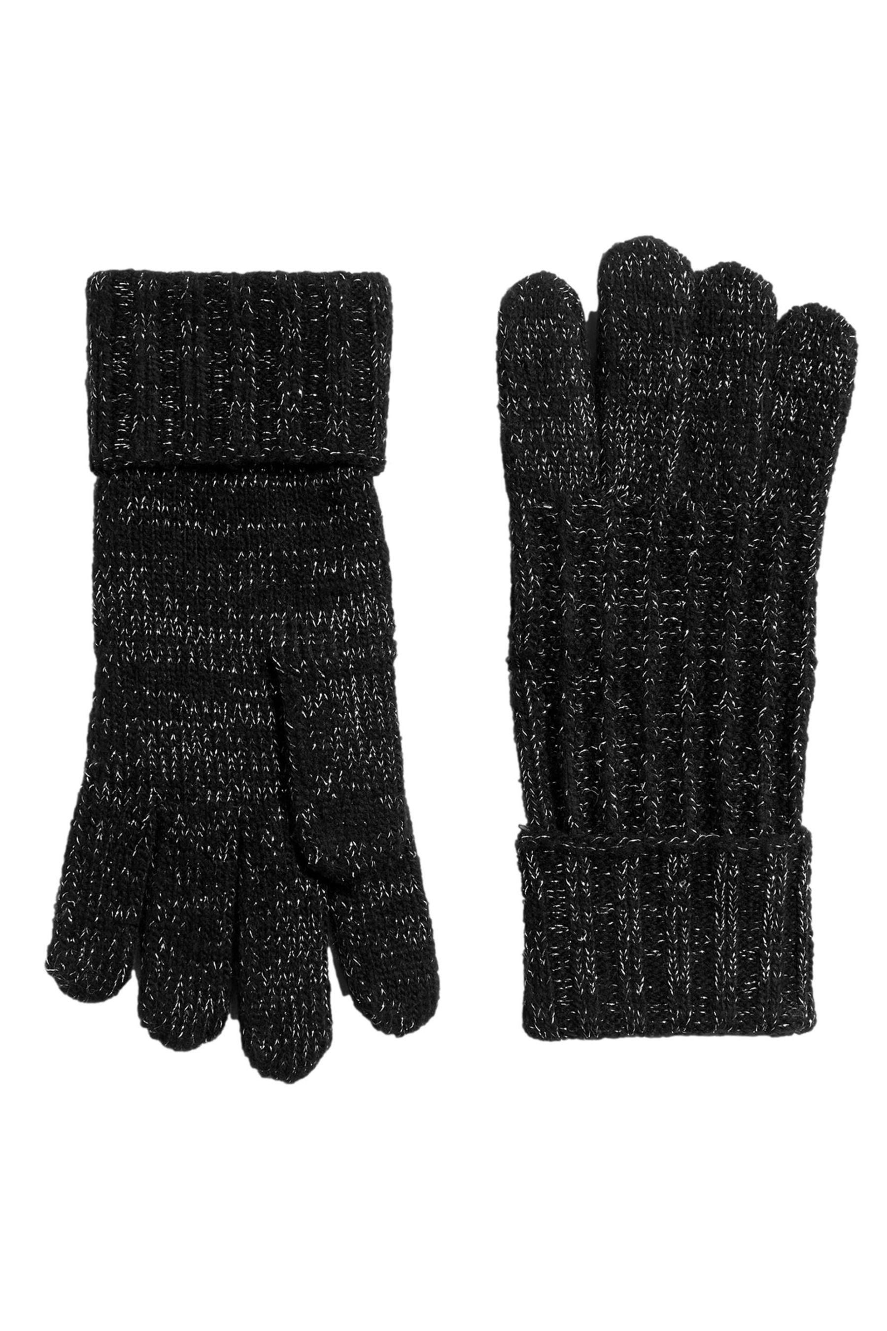 Strickhandschuhe Lipsy Gerippte Strickhandschuhe mit Glitzer