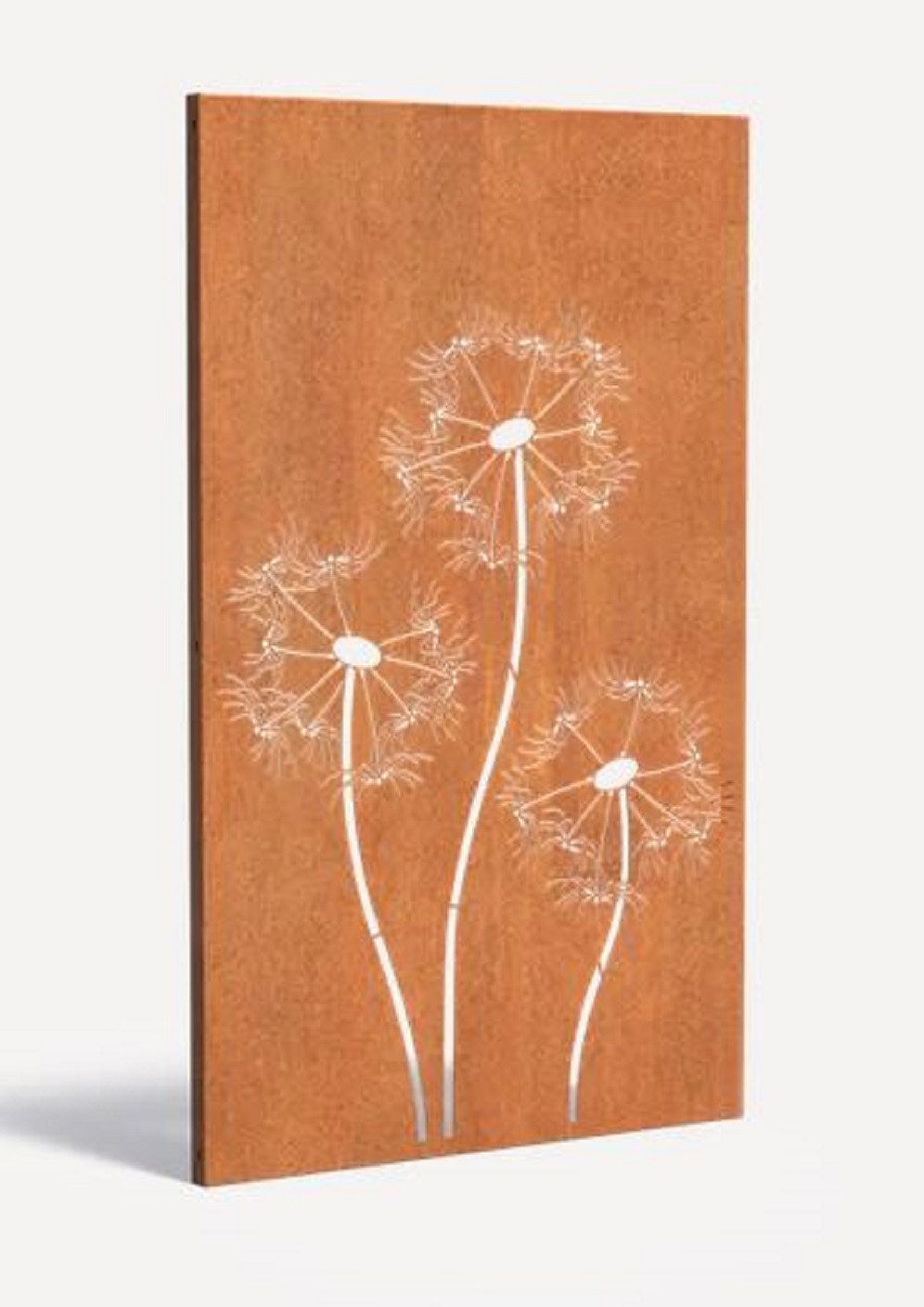 Adezz Sichtschutzelement Cortenstahl, witterungsbeständiger Cortenstahl