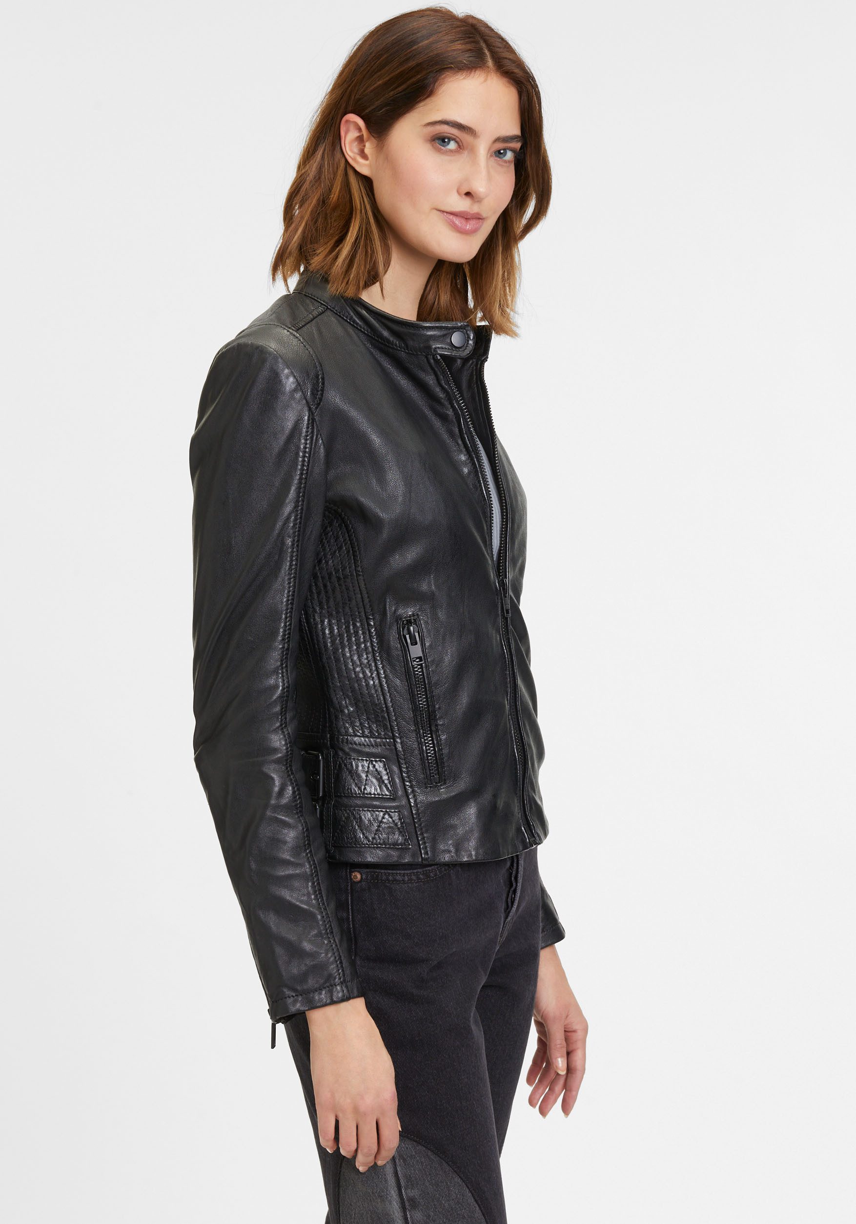 Mauritius Lederjacke G2WAlya SF mit farblichpassender günstig online kaufen