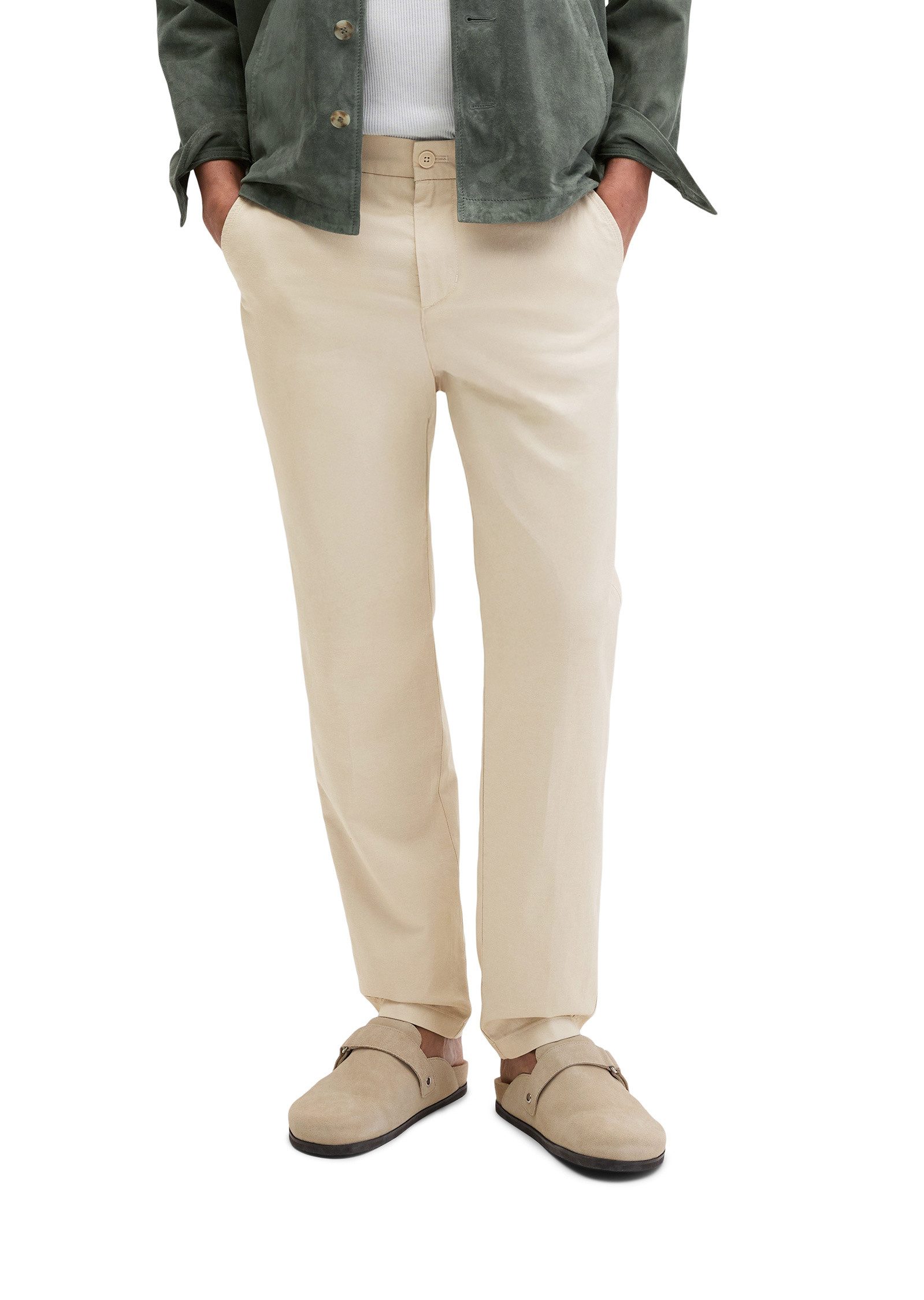 Marc O'Polo Chinohose aus TENCEL™ Lyocell -Leinen-Mix