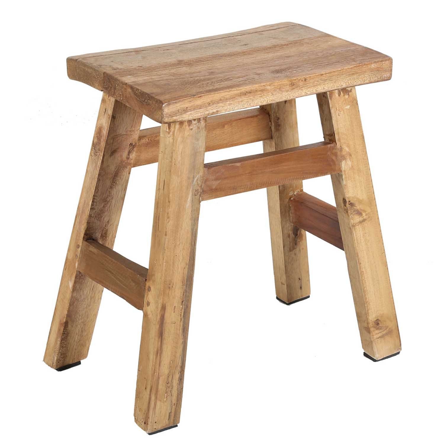 Casa Moro Fußhocker Holzhocker Rocco Vintage günstig online kaufen
