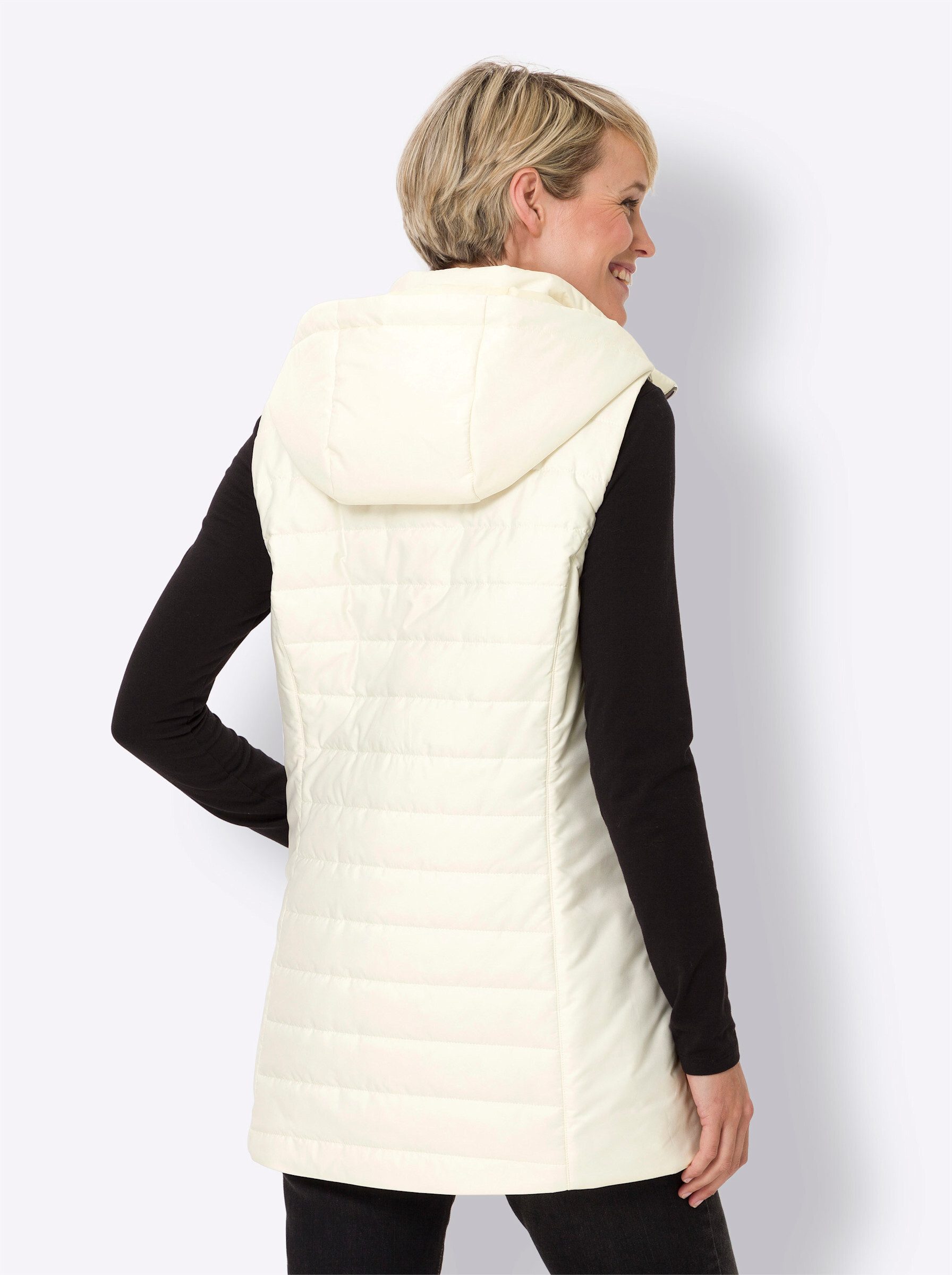 Sieh an! Jerseyweste Longweste . günstig online kaufen