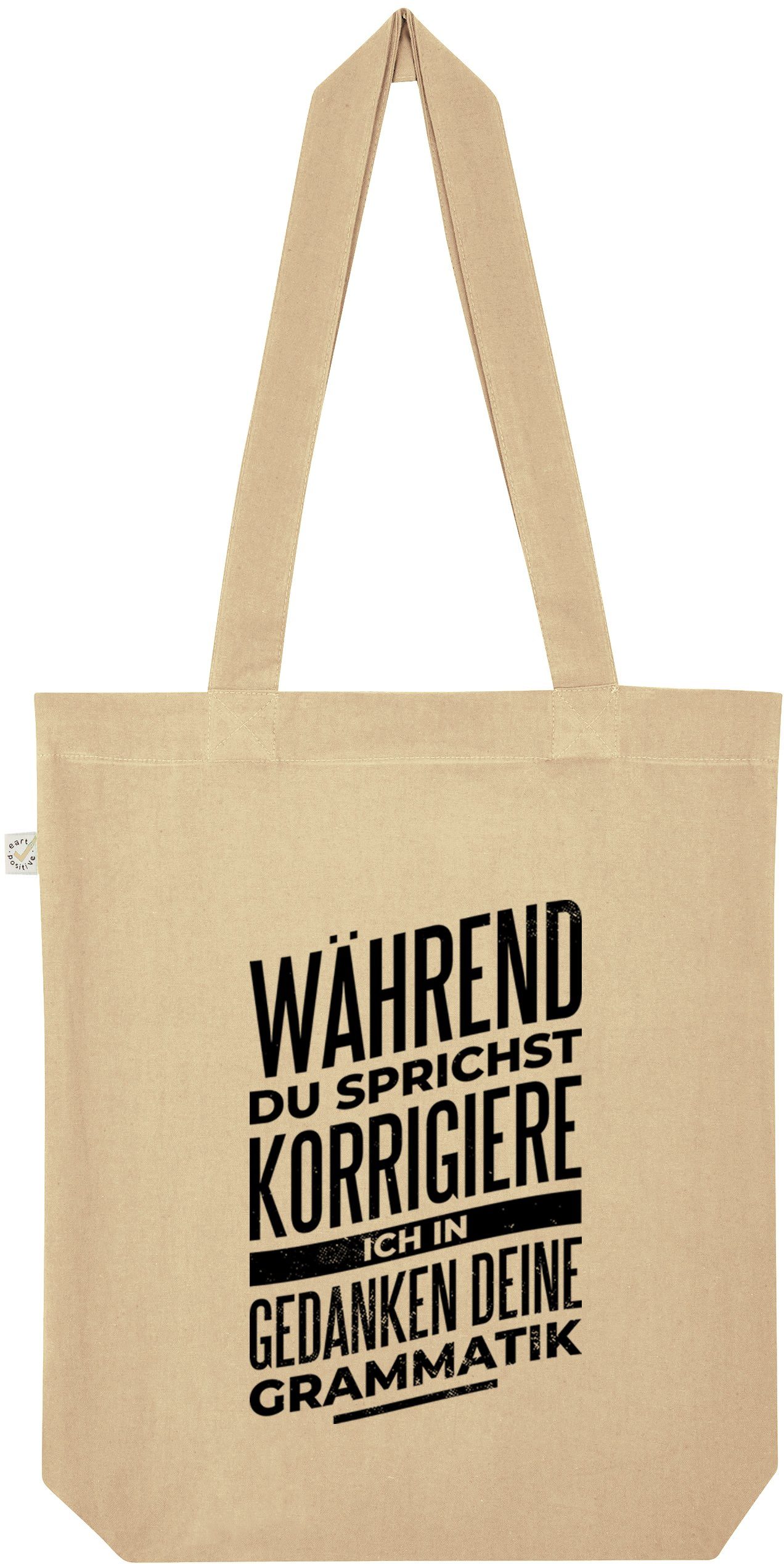 Tragetasche Ich Korrigiere Deine Grammatik Jutebeutel Tasche Lange Henkel