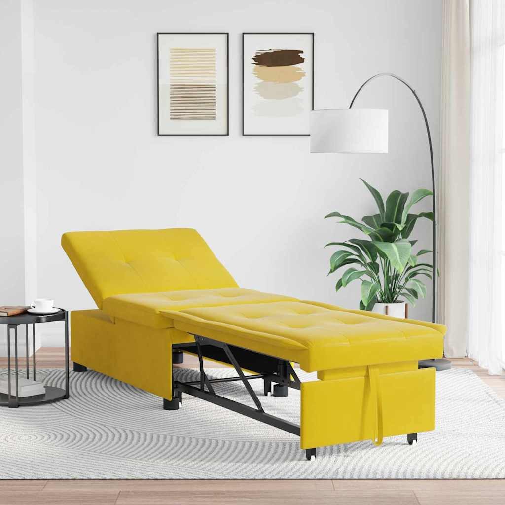 vidaXL Sofa Schlafsofa Gelb 67 x günstig online kaufen