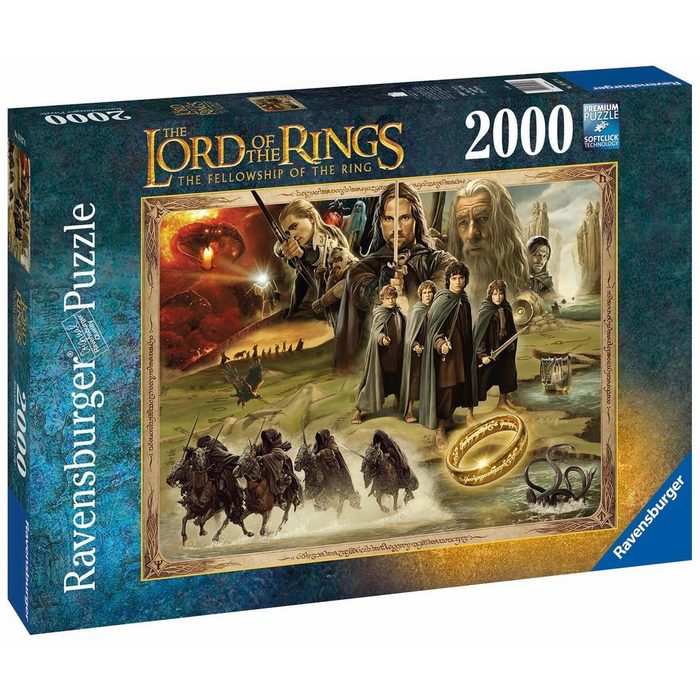 Ravensburger Puzzle »LOTR: The Fellowship of the Ring« 2000 Puzzleteile Made in Germany FSC® - schützt Wald - weltweit