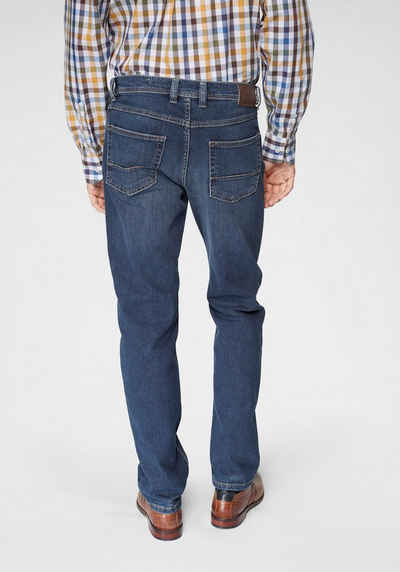 bugatti Regular-fit-Jeans Regular-fit, 2farbige Kontrastnähte