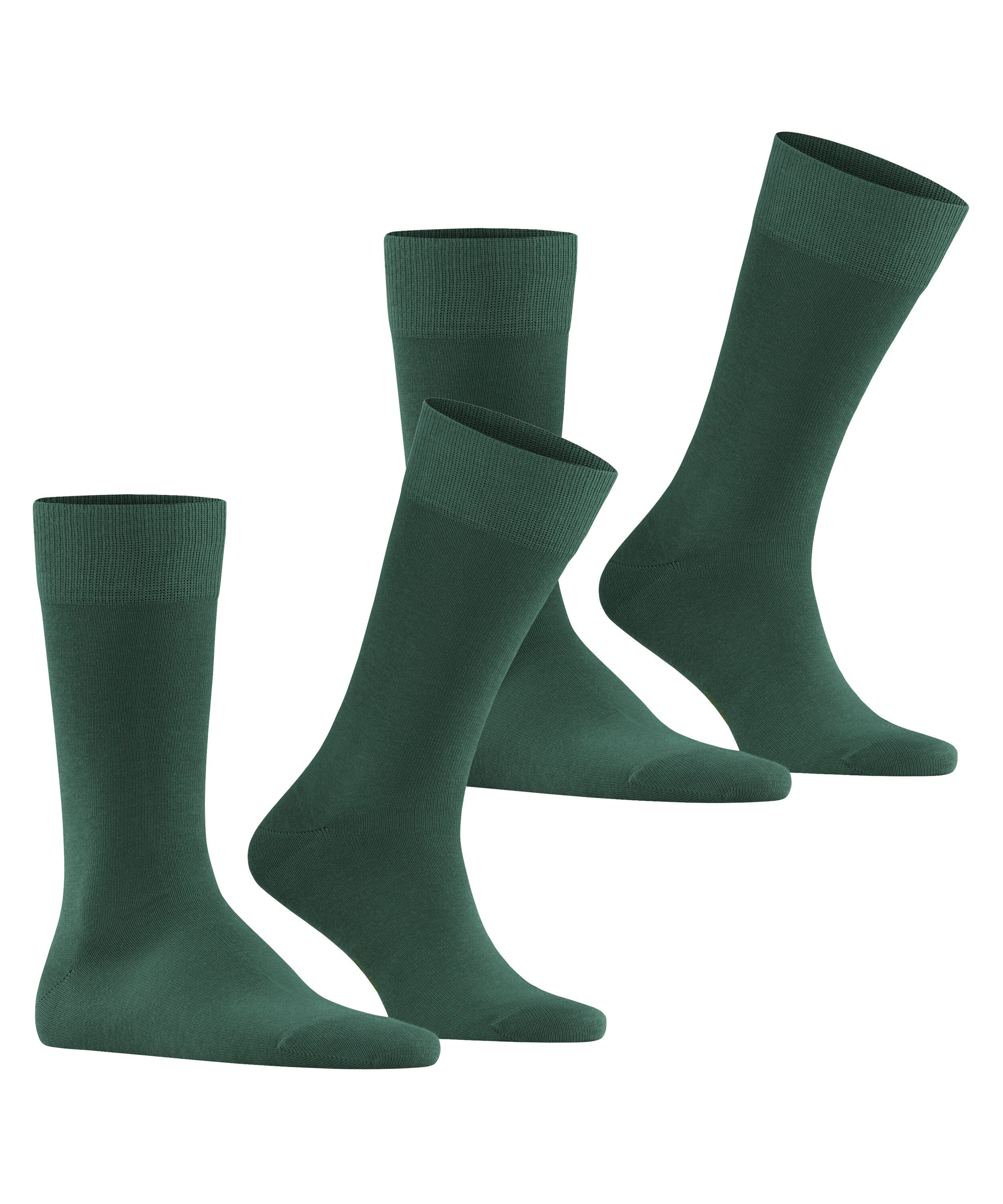 hunter Happy FALKE green Socken (7441) (2-Paar) 2-Pack