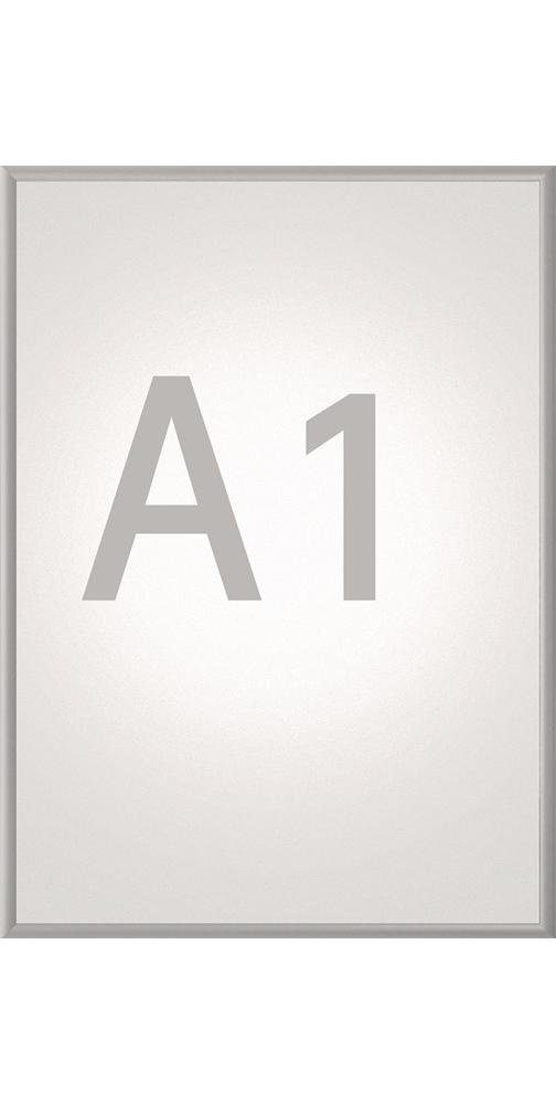 Maul Bilderleiste Klapprahmen Plakatmaß DIN A1 aluminium eloxiert
