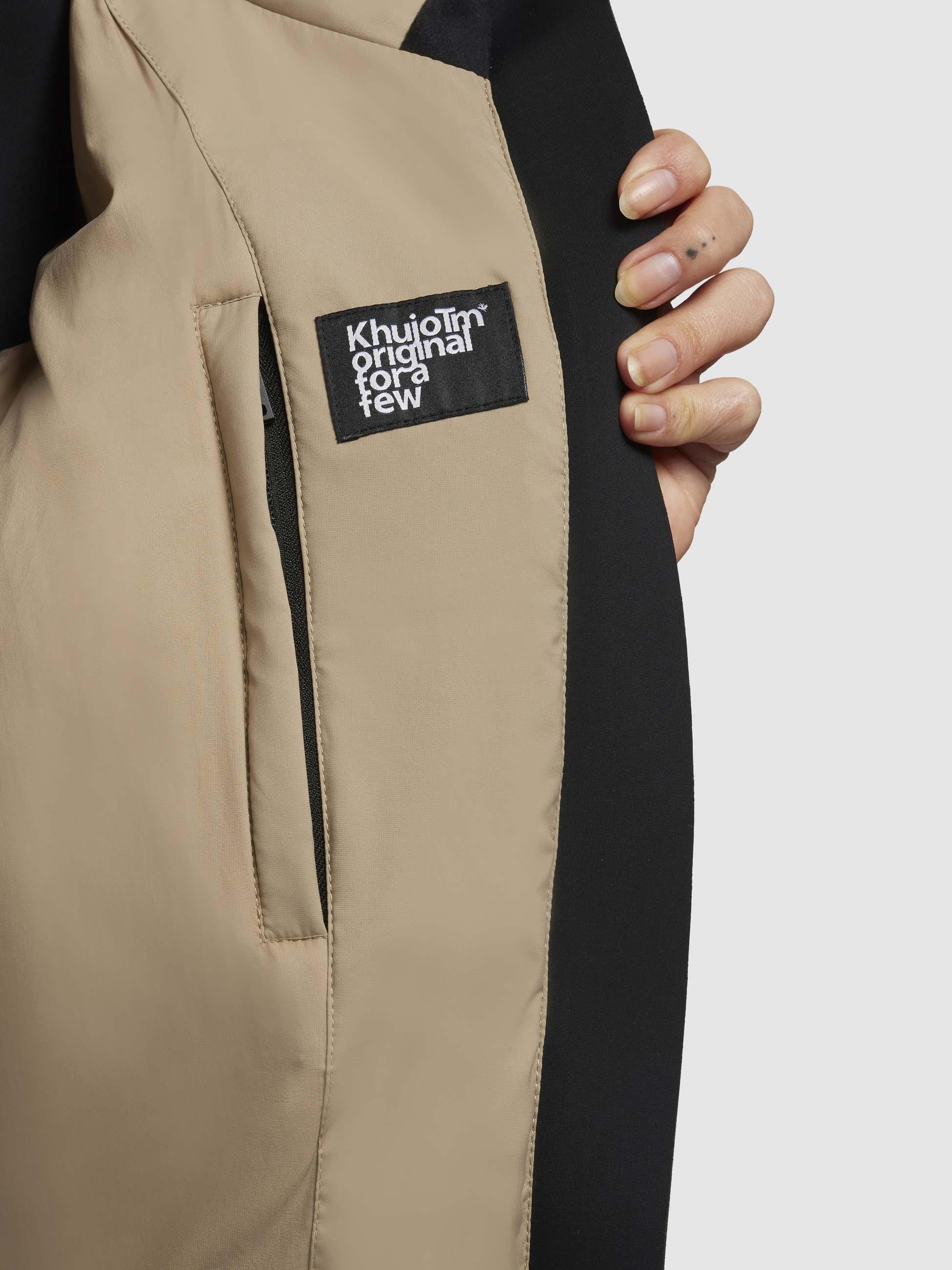 khujo Winterjacke Liev-YM Warme gesteppte Damen Kapuzenjacke