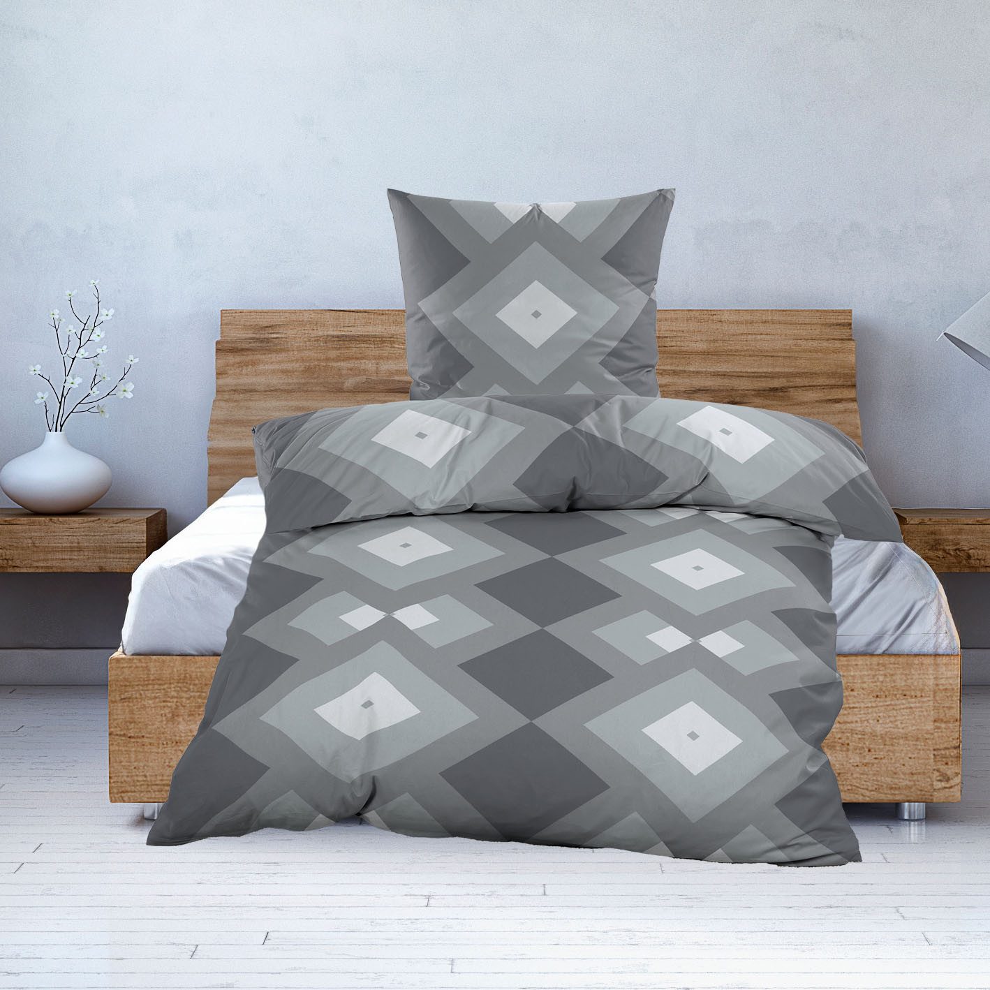 Casa Colori Bettwäsche Biber 135x200cm, 100% günstig online kaufen