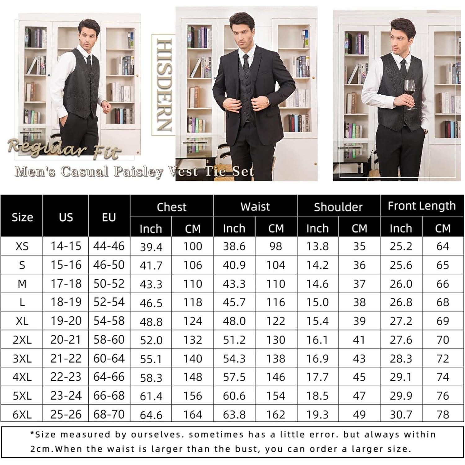 LuxusKollektion Krawatte Weste Herren Set Krawatte Einstecktuch Jacquard Hochzeit L Weiß 1