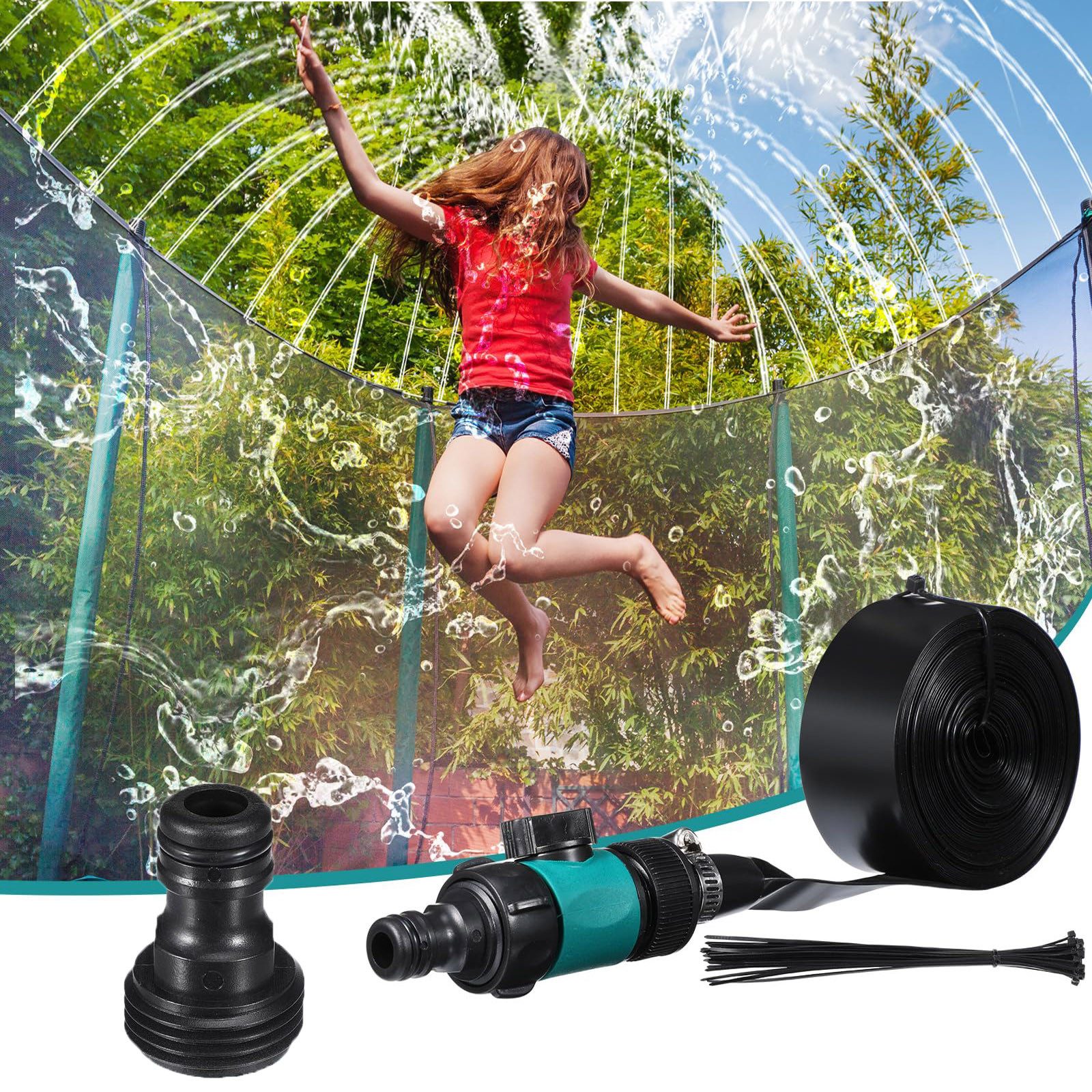 BTTO Spiel-Wassersprenkler Wasserspielzeug Gartentrampolin Sprinkler Sprühs günstig online kaufen