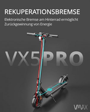 VMAX E-Scooter VX5 PRO, 400,00 W, 20,00 km/h, mit Straßenzulassung, klappbar mit Blinkern