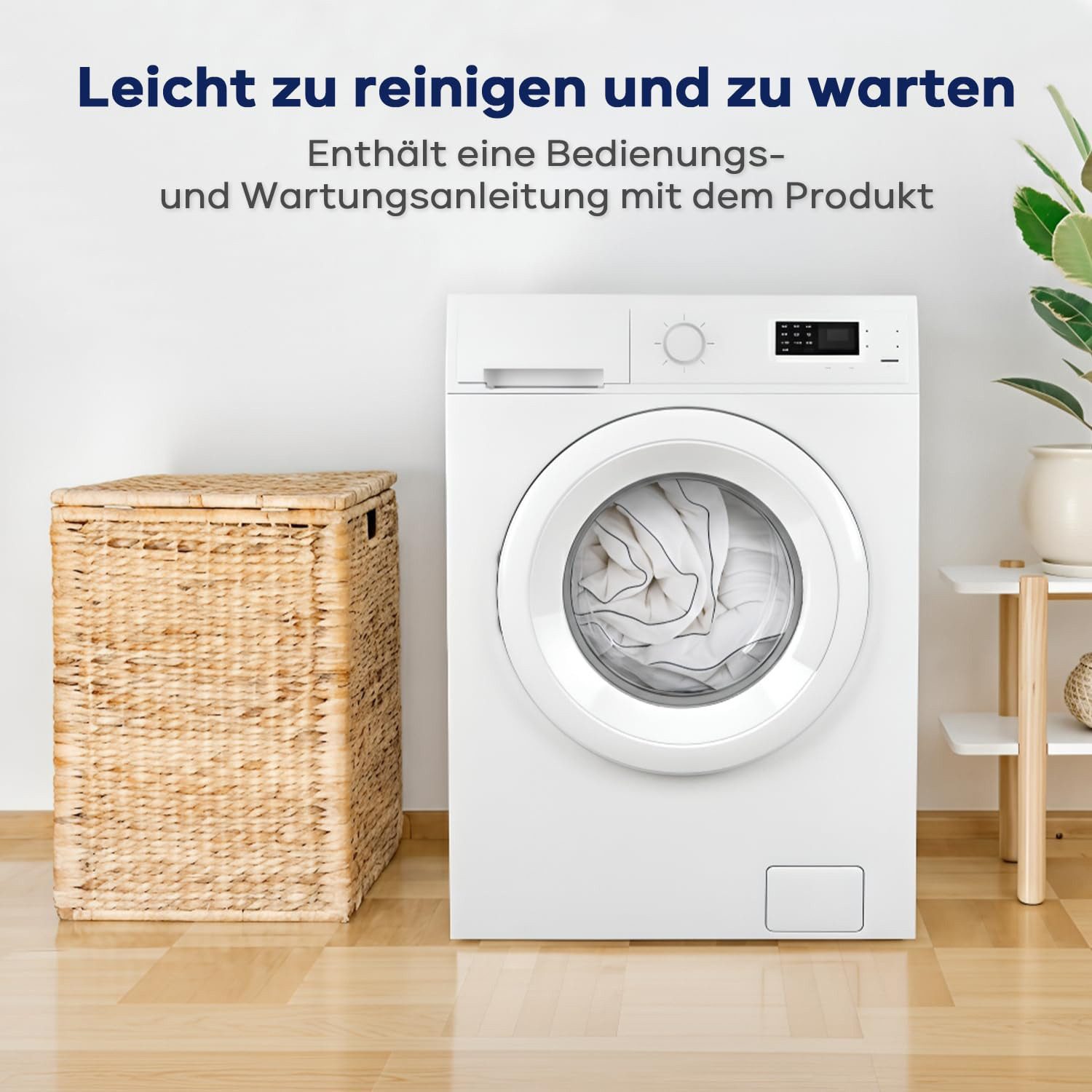 ibettertec Microfaserbettdecke Bettdecke 135x200 200x200 cm, 4 Jahreszeiten Bettdecken für Allergiker, Füllung: 100% Polyesterfaser, Bezug: Mikrofaser, All in O – Bild 5 von 5