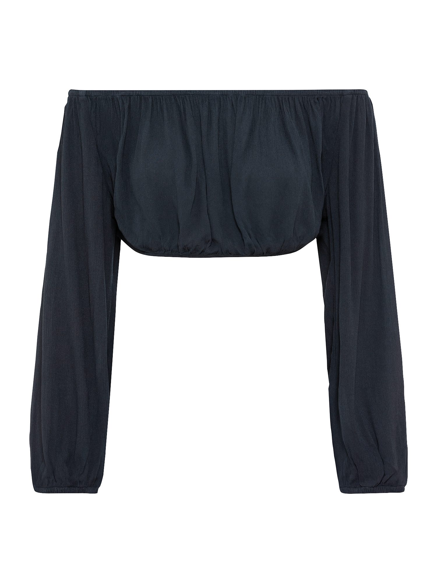 LSCN by LASCANA Carmenbluse in verkürzter Länge